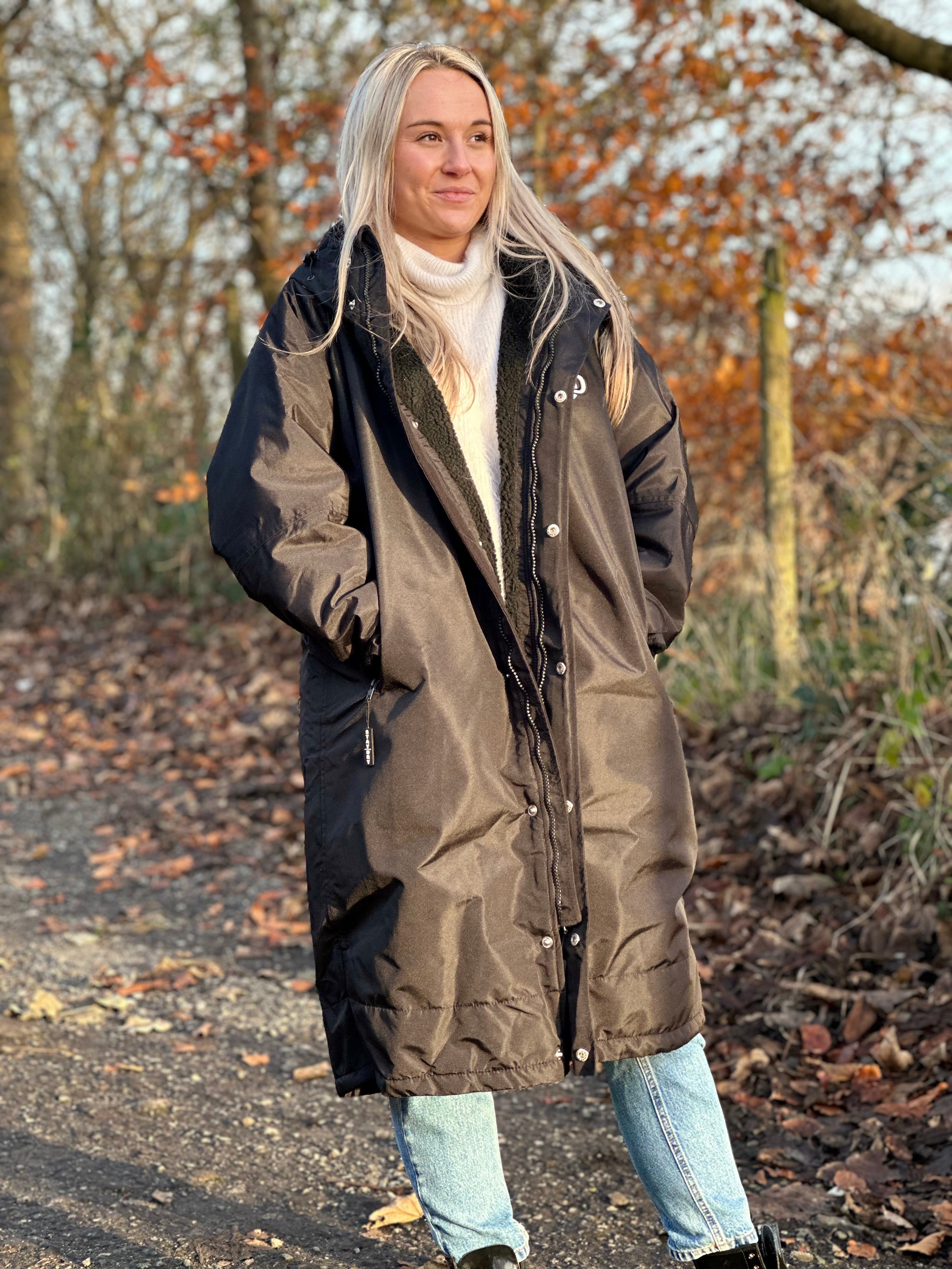 Womens Stay Dry Walkies Dog Walking Waterproof Robe Coat StayDry Coats