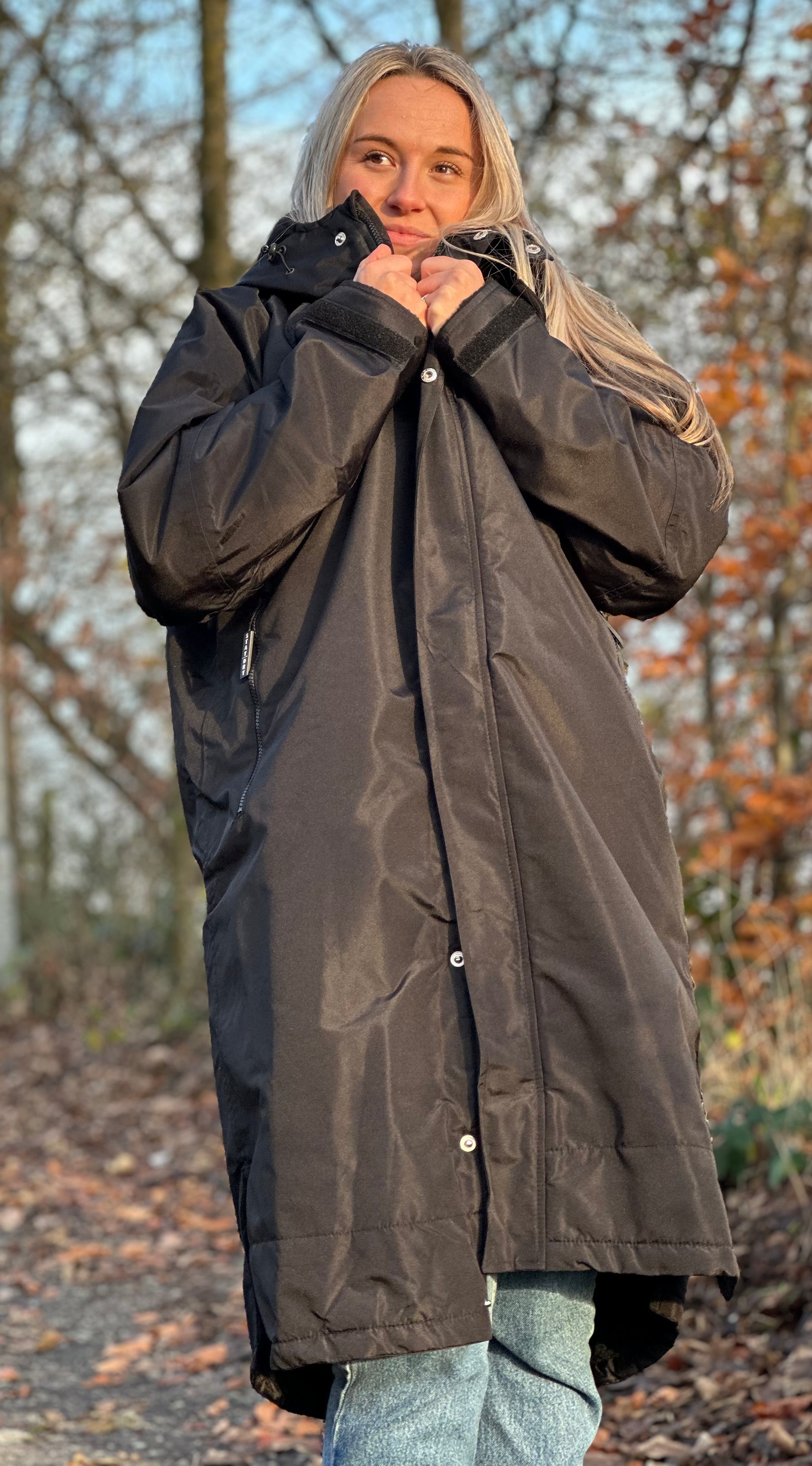 Womens Stay Dry Walkies Dog Walking Waterproof Robe Coat StayDry Coats