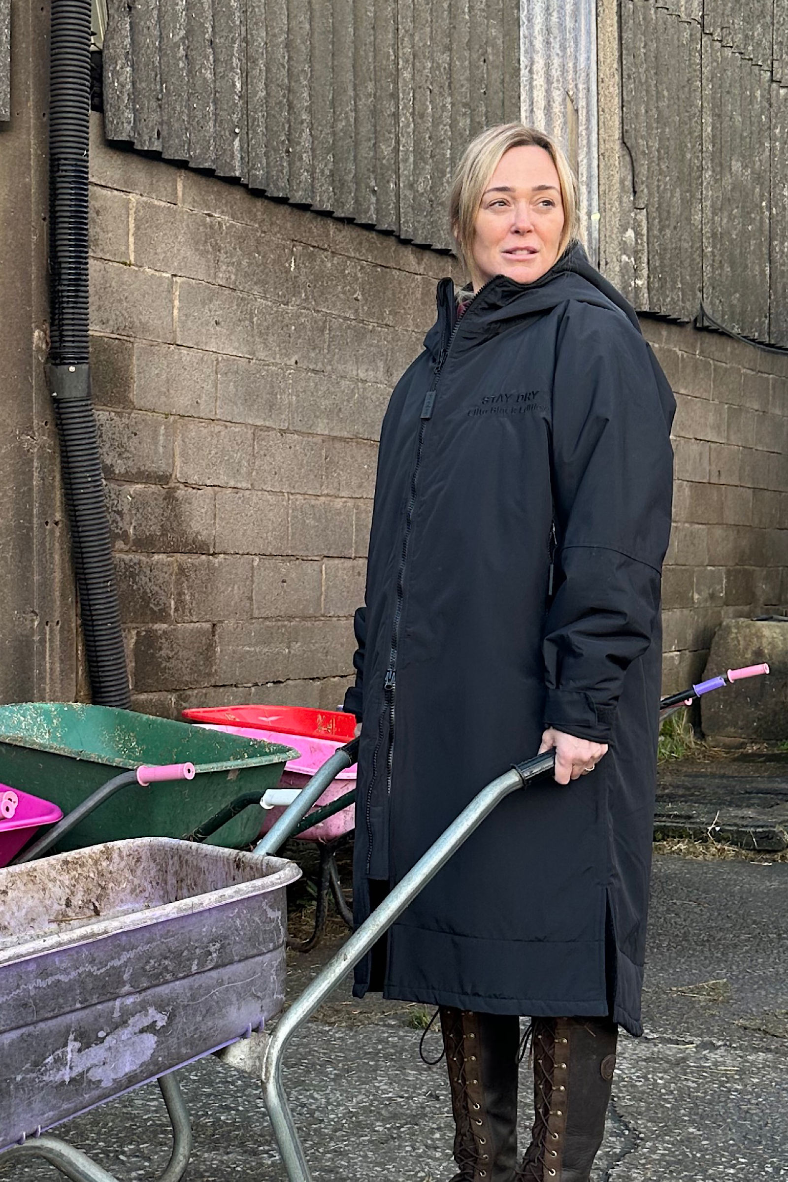 Women’s Waterproof Equestrian Coat – Longline, 20,000mm Rated, Fleece-Lined, Versatile All-Rounder by Stay Dry StayDry Coats