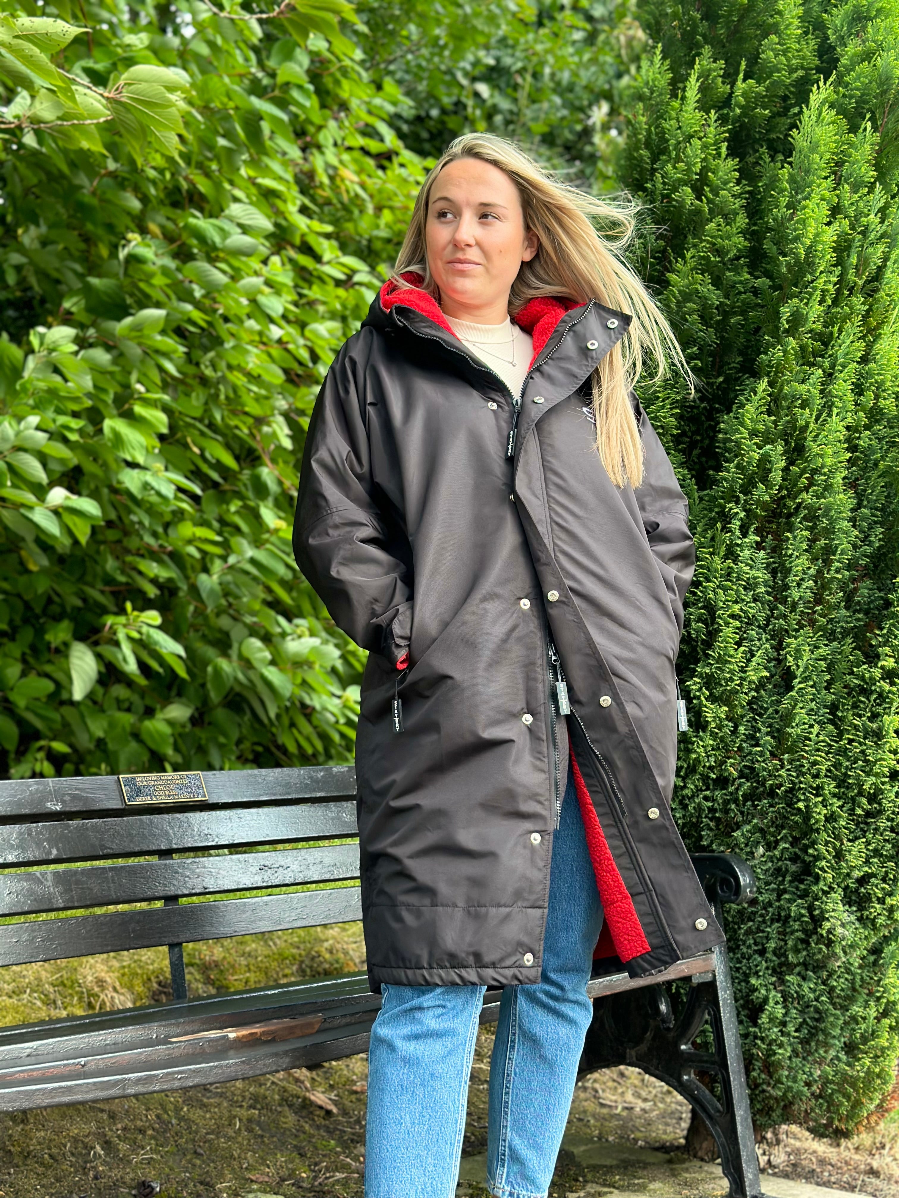 Womens Stay Dry Walkies Dog Walking Waterproof Robe Coat StayDry Coats