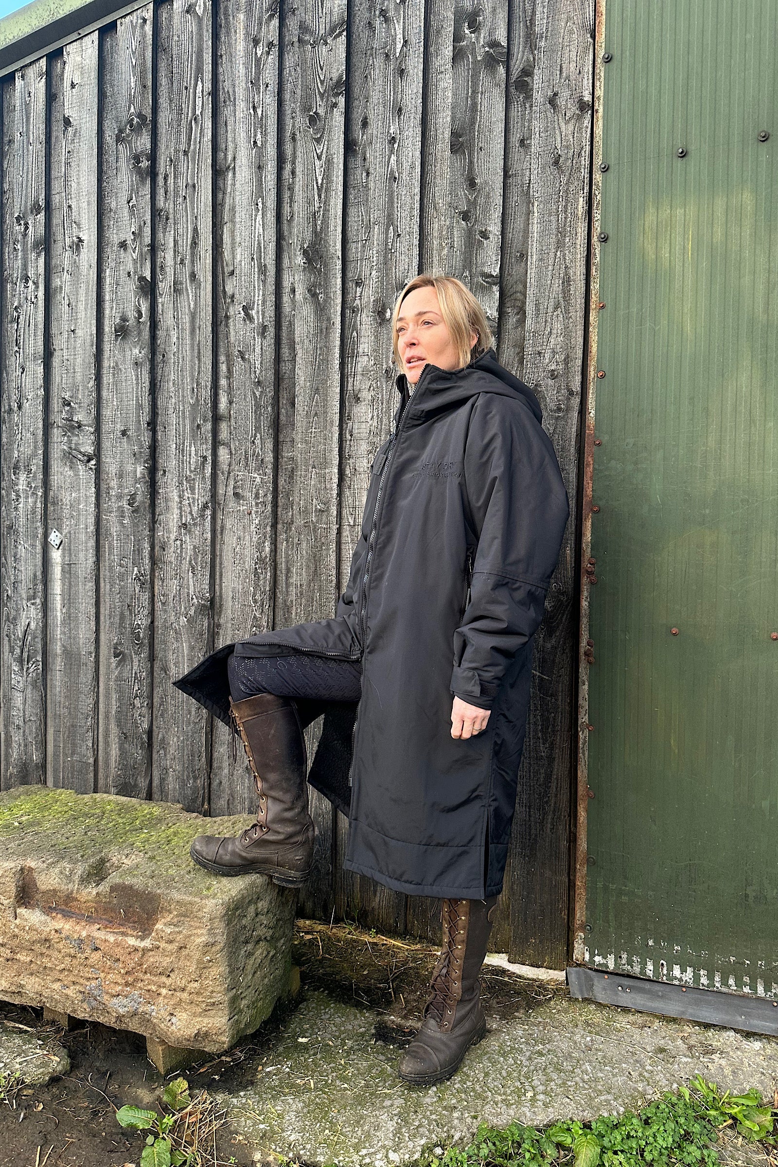 Women’s Waterproof Equestrian Coat – Longline, 20,000mm Rated, Fleece-Lined, Versatile All-Rounder by Stay Dry StayDry Coats