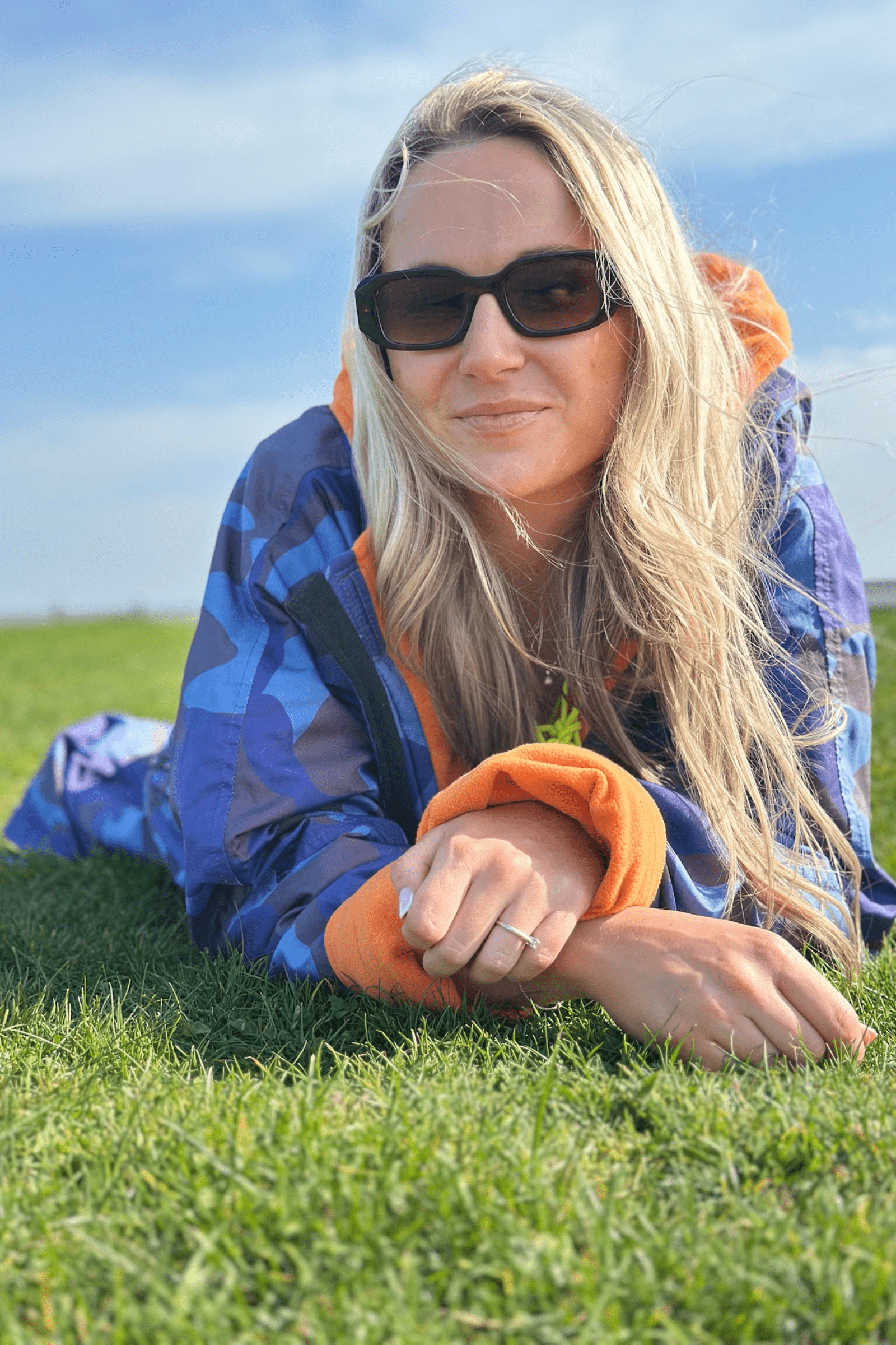 Womens Stay Dry CamoLite Lightweight Waterproof Coat - Blue StayDry Coats