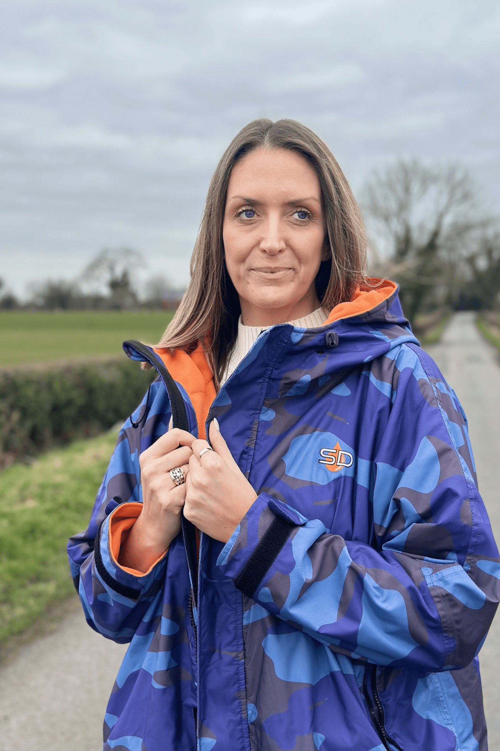 Womens Stay Dry CamoLite Lightweight Waterproof Coat - Blue StayDry Coats