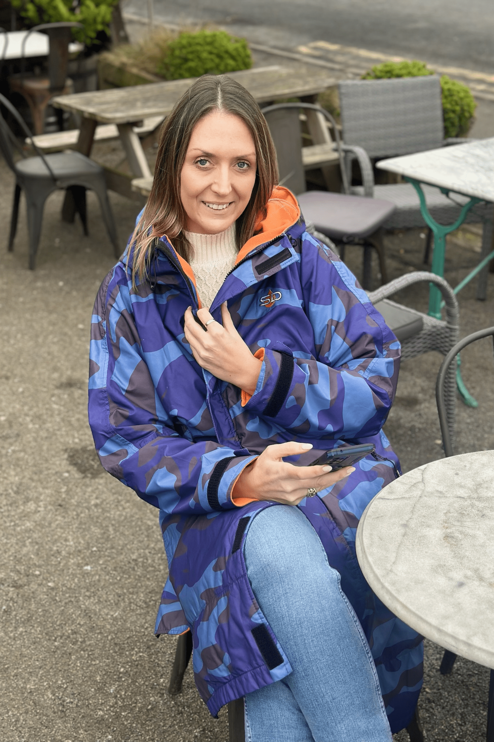 Womens Stay Dry CamoLite Lightweight Waterproof Coat - Blue StayDry Coats
