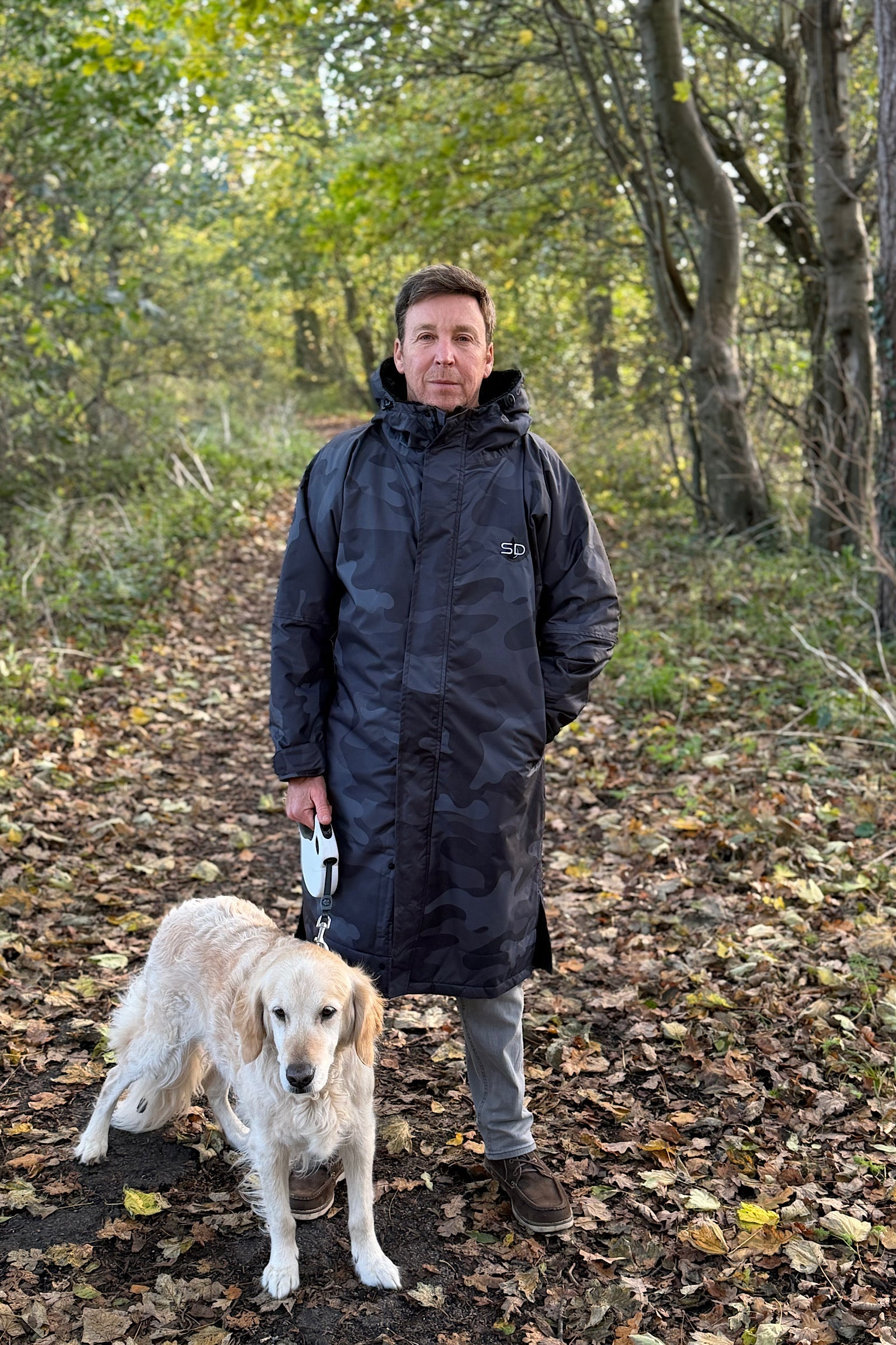 Mens Waterproof Dog Walking Coat- Longline, Stylish StayDry Coats