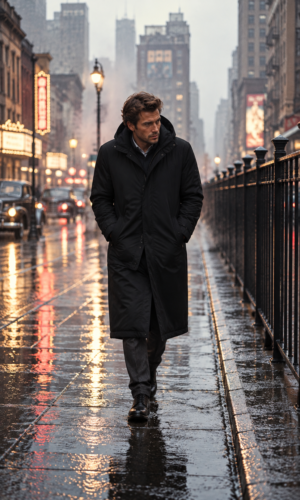 Men's Long Waterproof Coat – VOLANTE | Stay Dry Coats (Copy) Stay Dry Coats