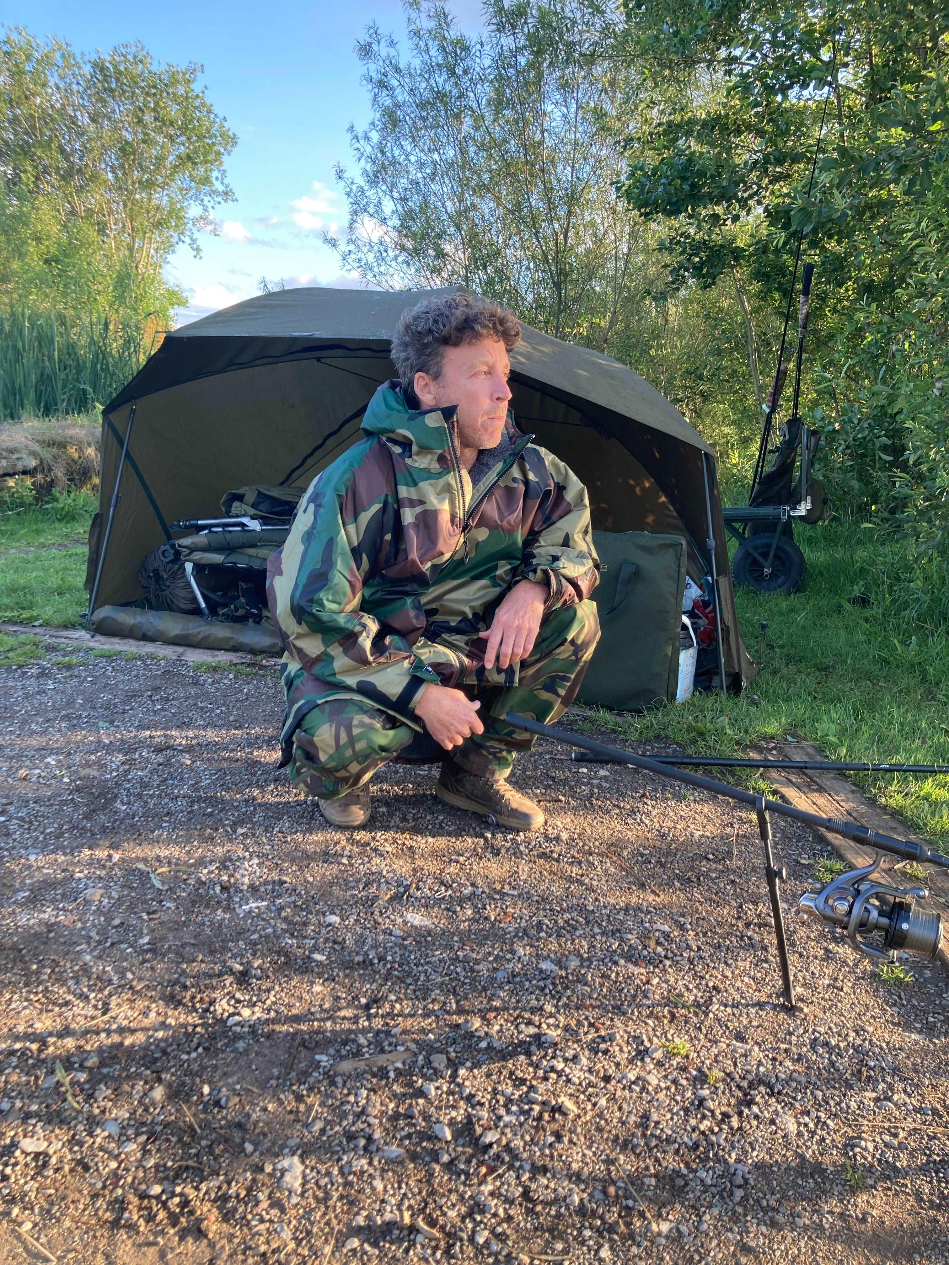 Mens Stay Dry Jungle Camo Waterproof Coat