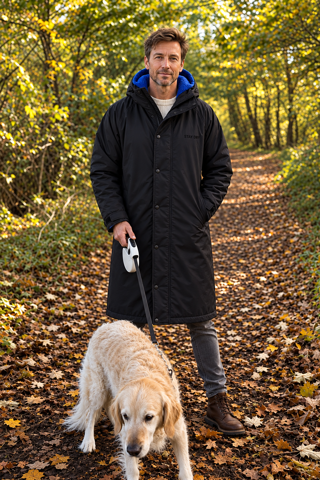 Men’s Waterproof Dog Walking Coat | Long length, Stay Dry Stay Dry Coats