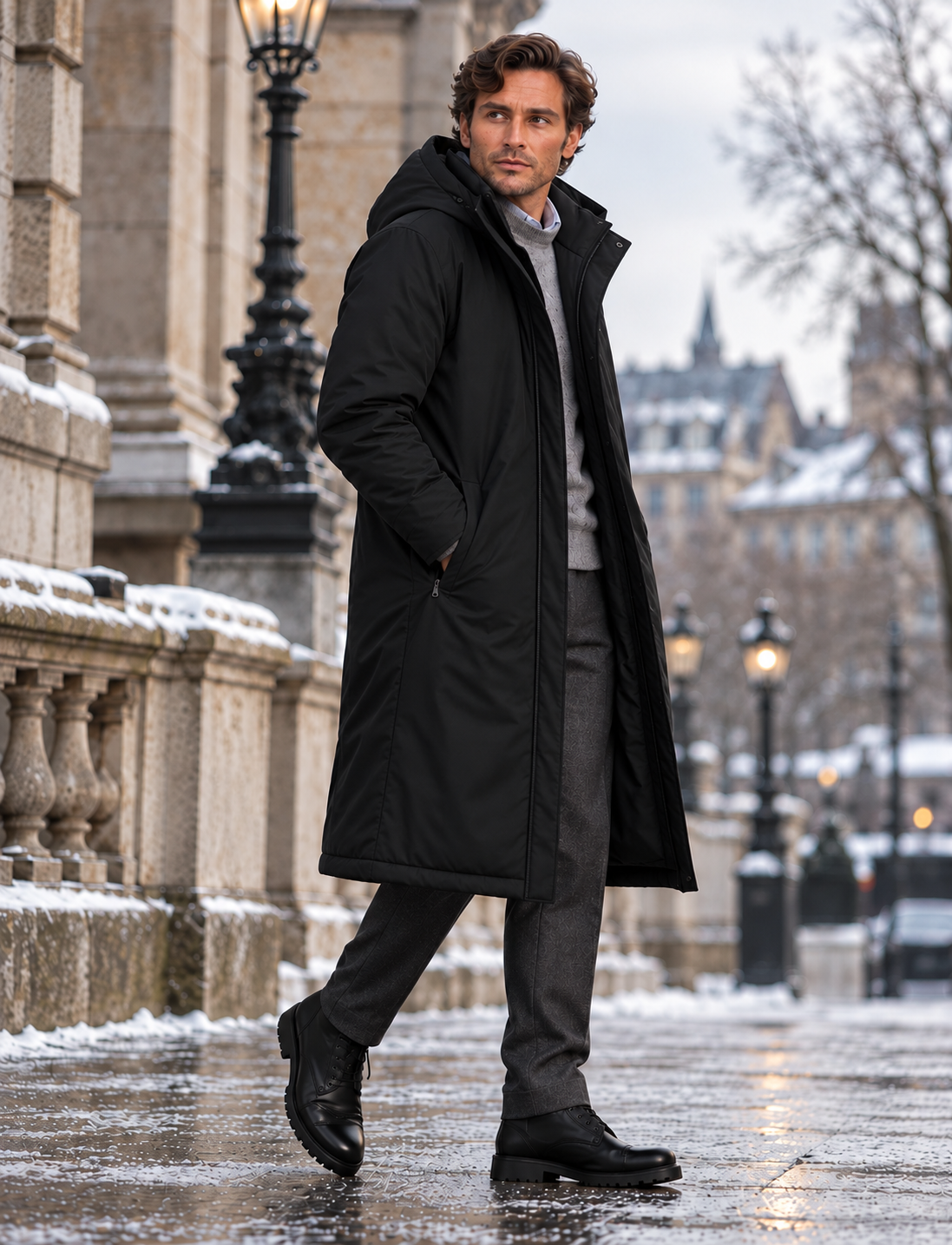 Men's Long Waterproof Coat – VOLANTE | Stay Dry Coats Stay Dry Coats
