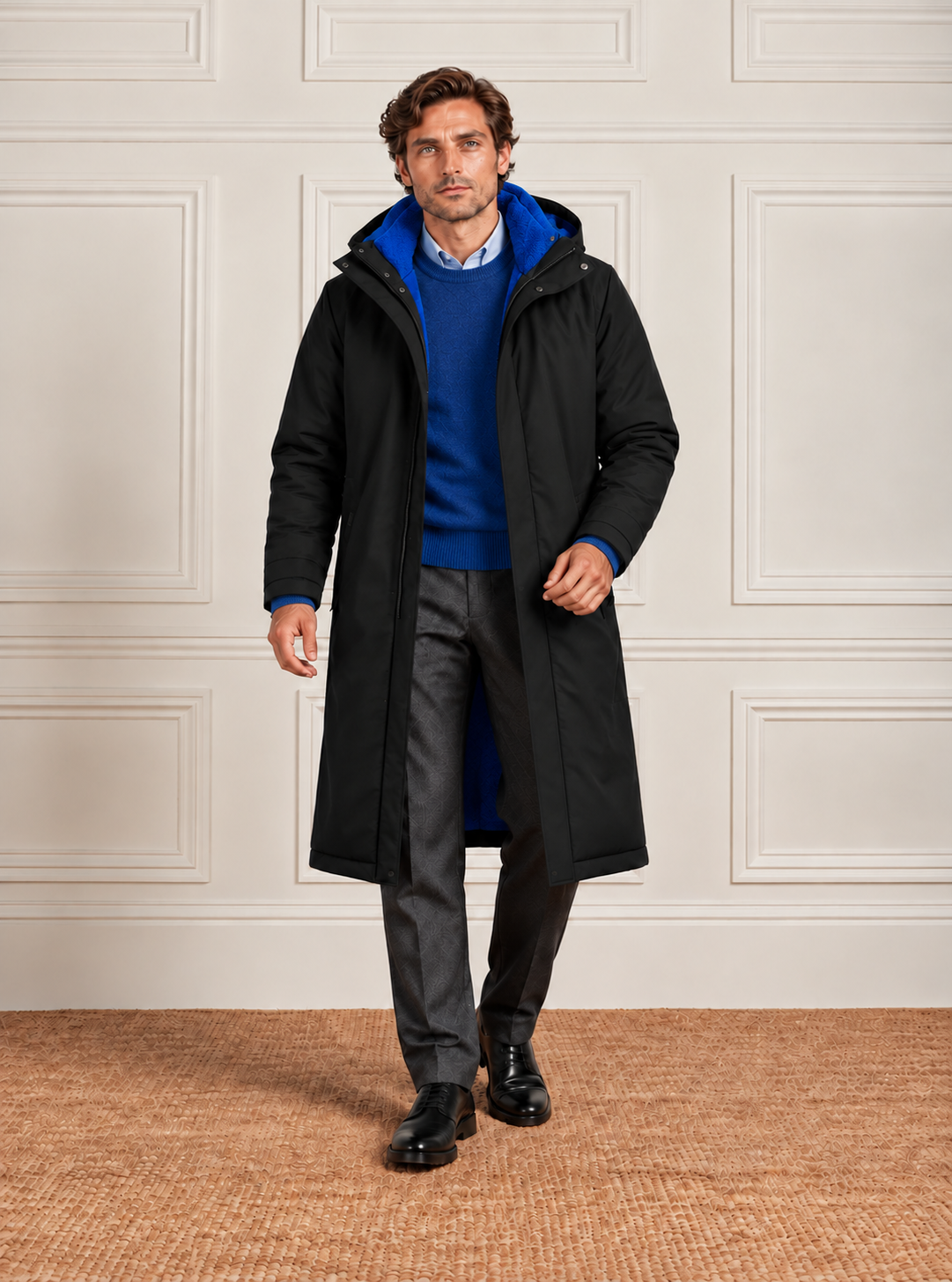 Men's Long Waterproof Coat – VOLANTE | Stay Dry Coats (Copy) Stay Dry Coats