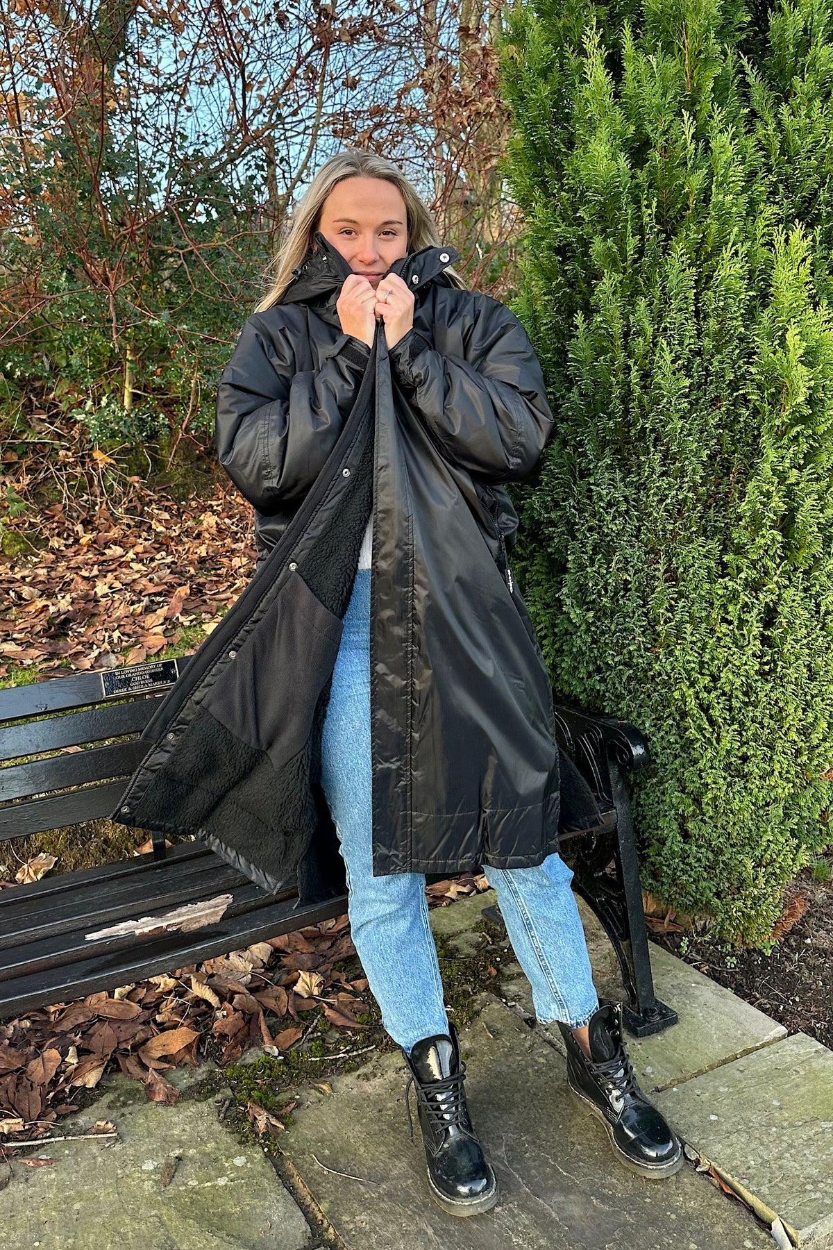Womens Waterproof Longline Coat - Elle styled Stay Dry Coats