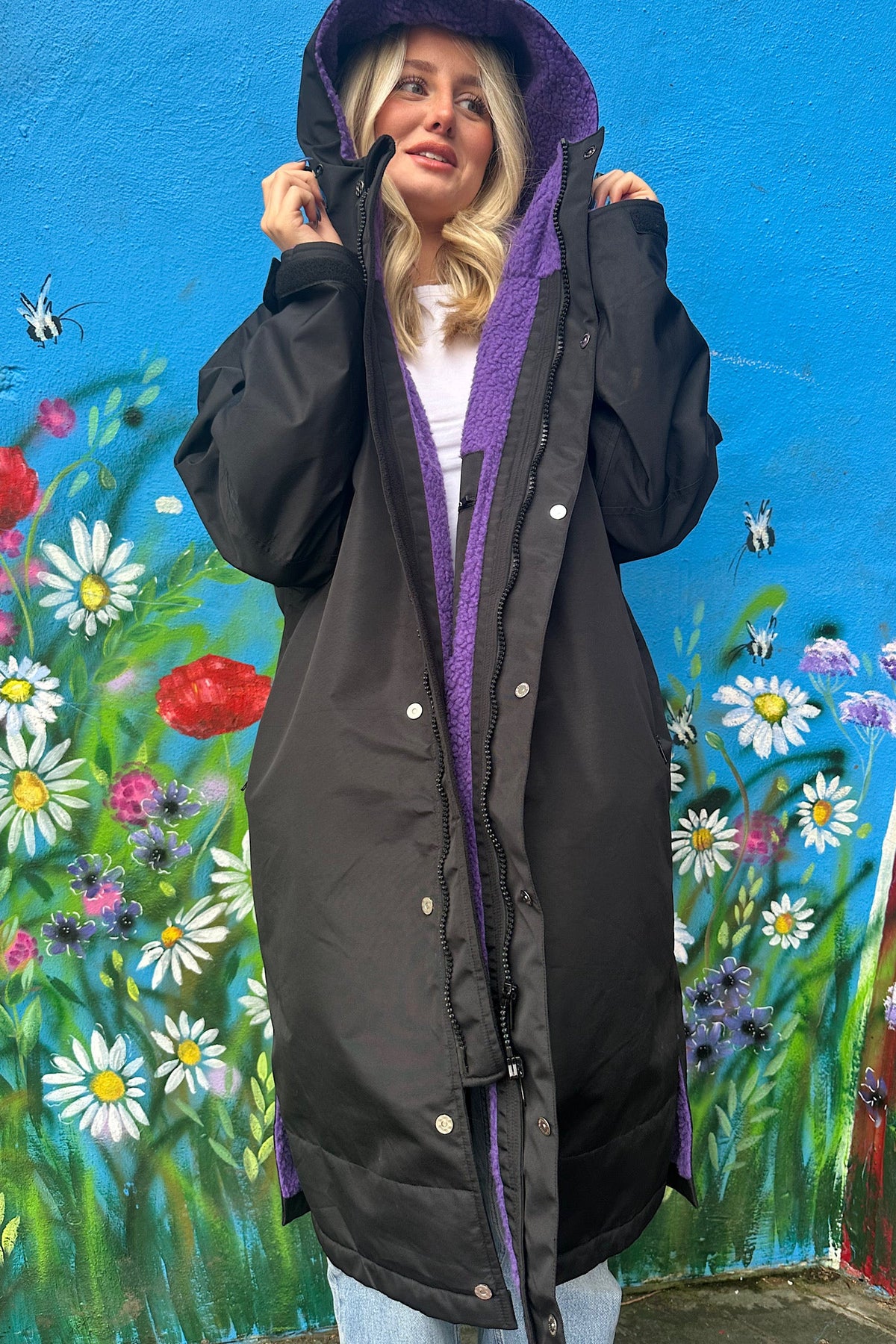 Womens Stylish Longline Waterproof Coat-Sophie Elite Stay Dry Coats