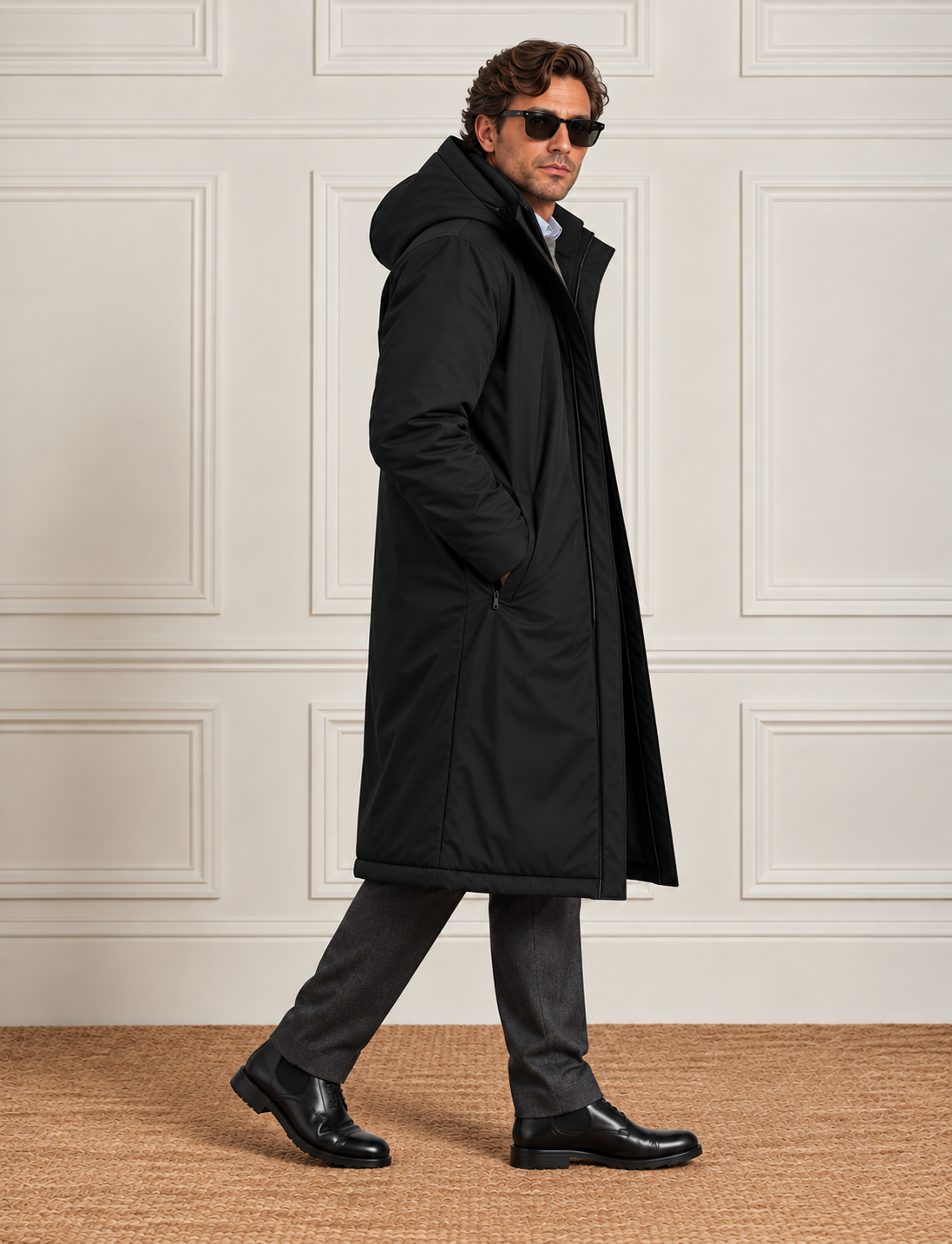 Men's Long Waterproof Coat – VOLANTE | Stay Dry Coats Stay Dry Coats