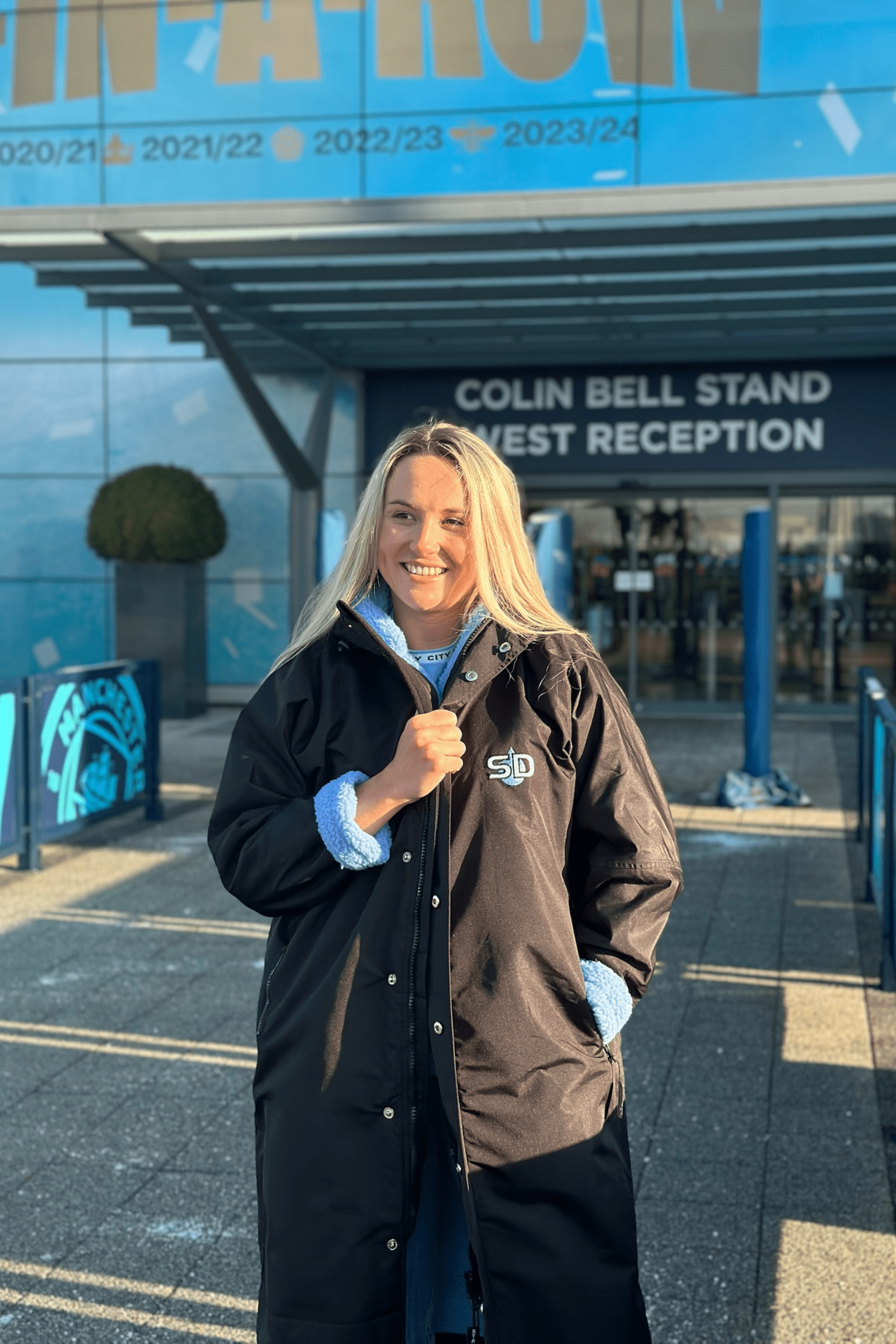Womens StayDry Rivalry Match Day Elite Coat - Blue StayDry Coats