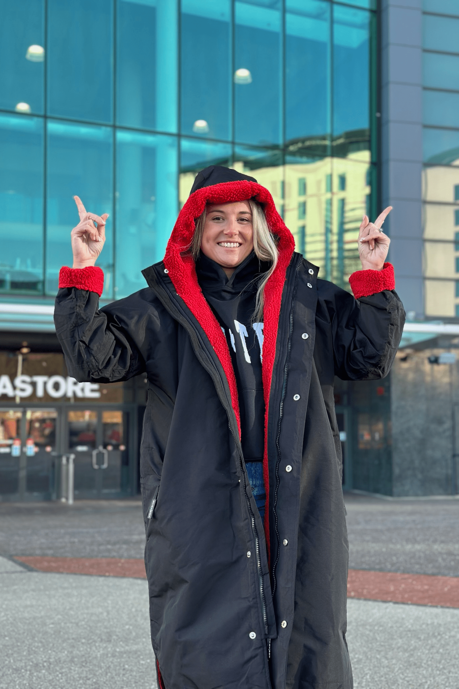 Womens StayDry Rivalry Match Day Elite Coat - Red StayDry Coats