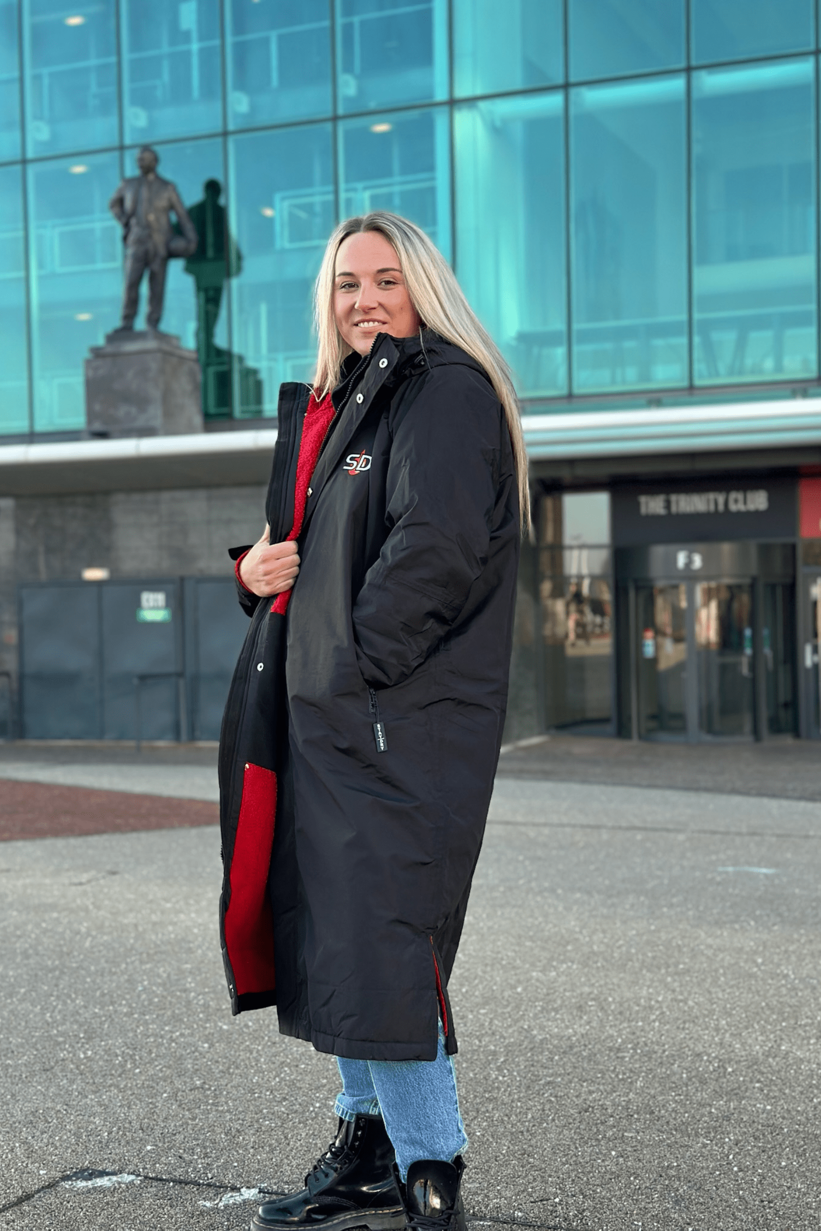 Womens StayDry Rivalry Match Day Elite Coat - Red StayDry Coats