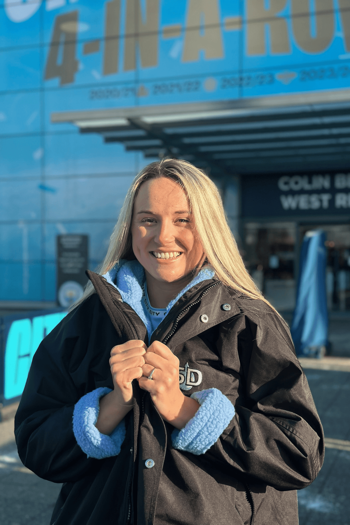 Womens Stay Dry Rivalry Match Day Elite Coat - Blue StayDry Coats