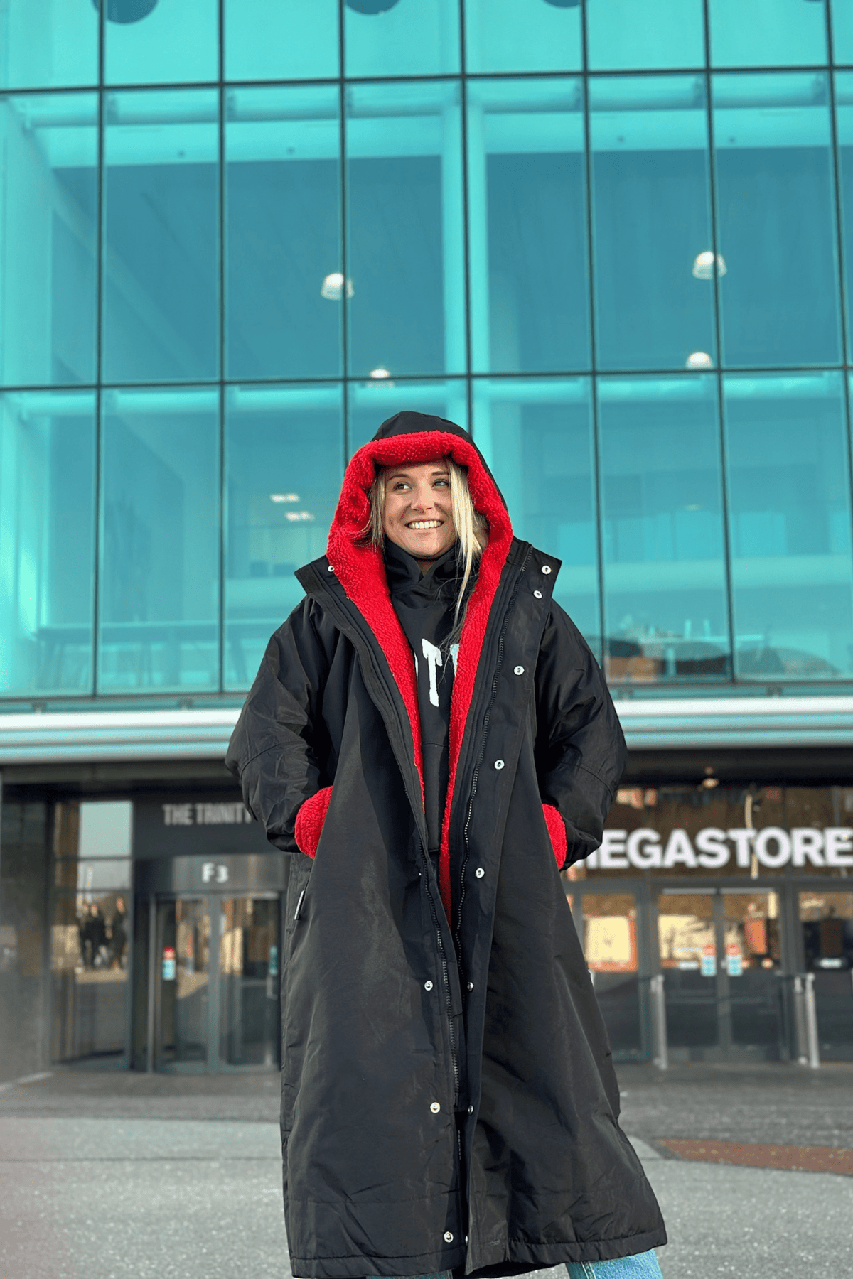Womens StayDry Rivalry Match Day Elite Coat - Red StayDry Coats