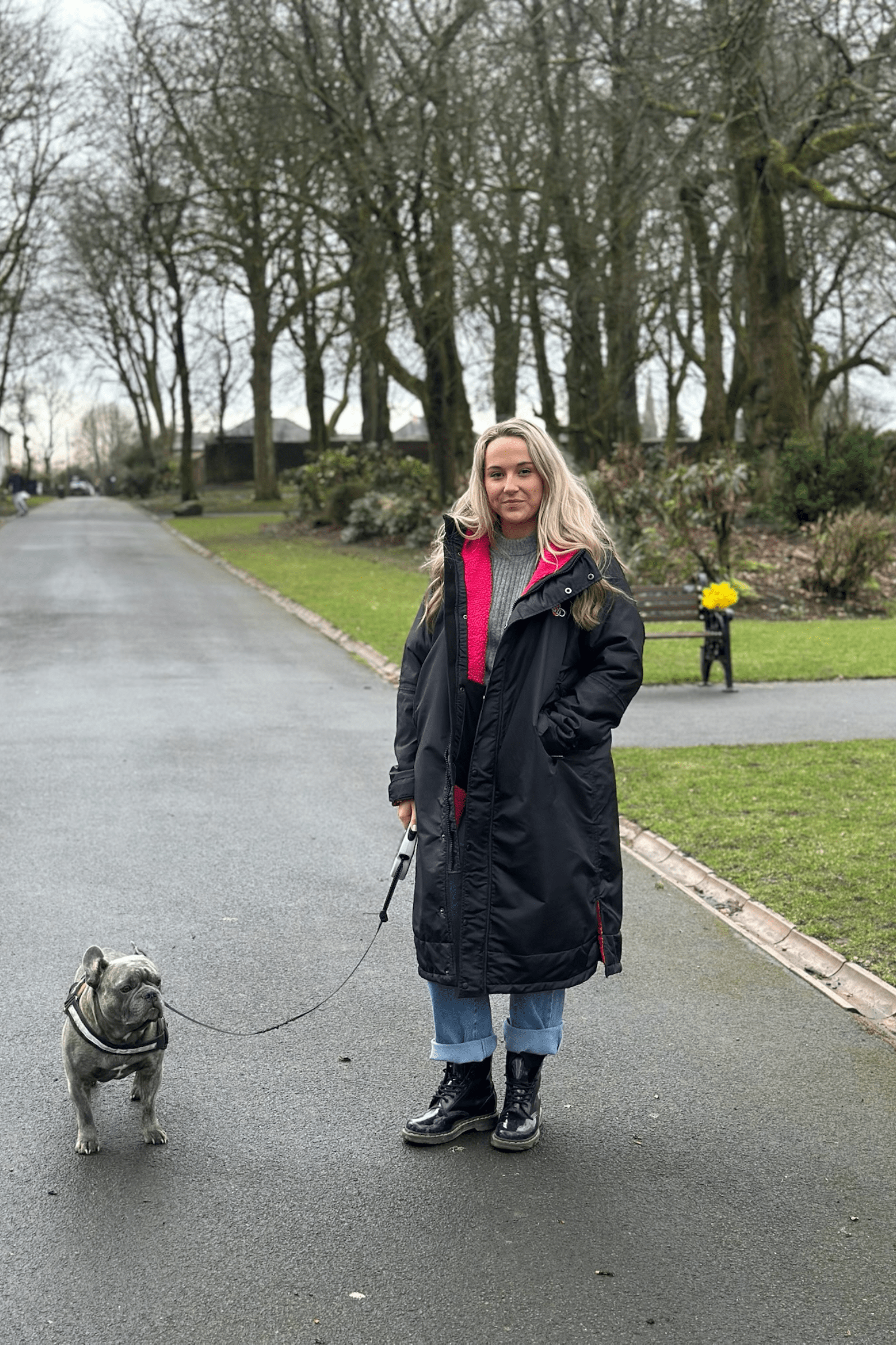 Womens Stay Dry Walkies Dog Walking Waterproof Robe Coat Stay Dry Coats