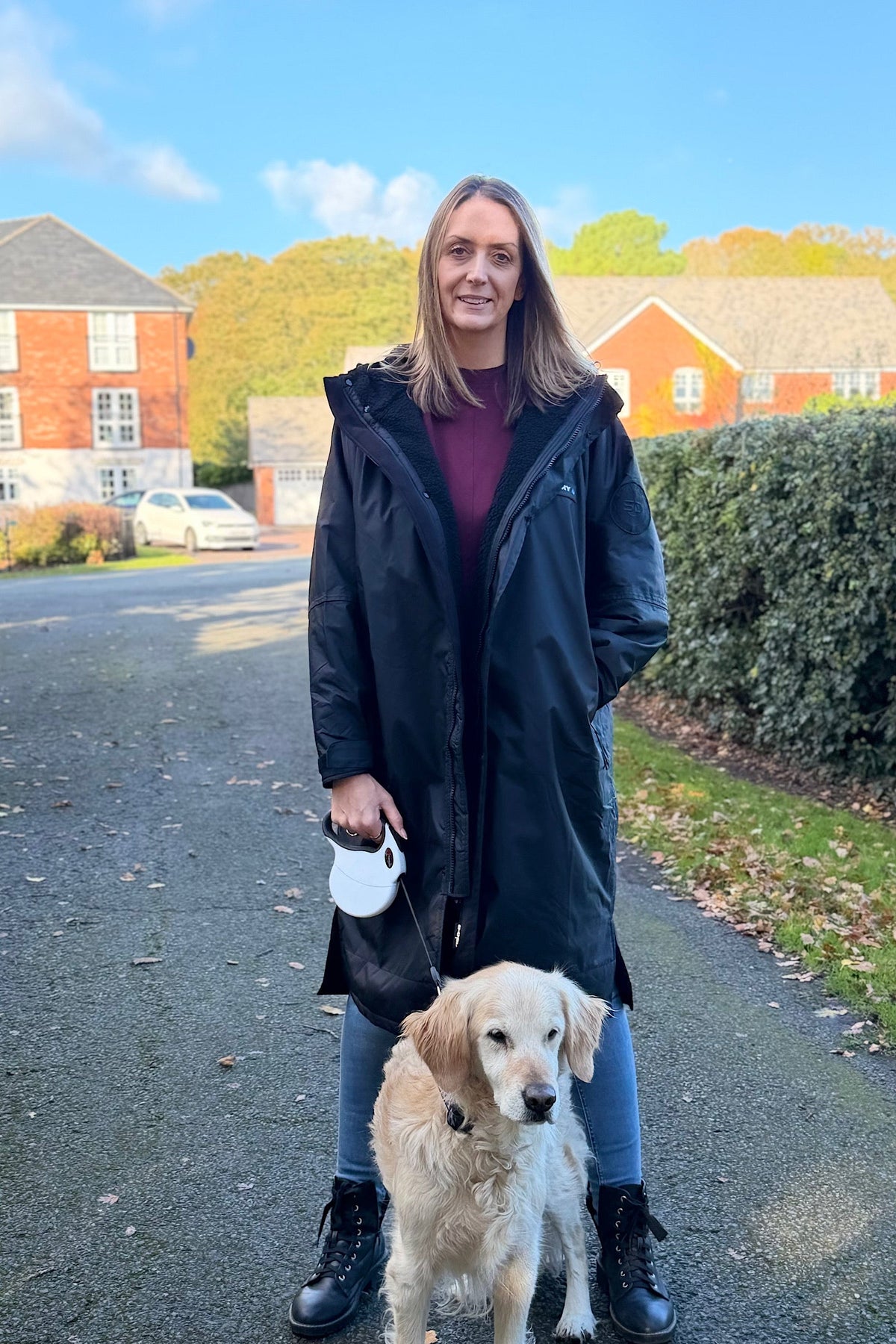 Womens Dog Walking Waterproof Coat -Stay Dry Walkers Robe Stay Dry Coats