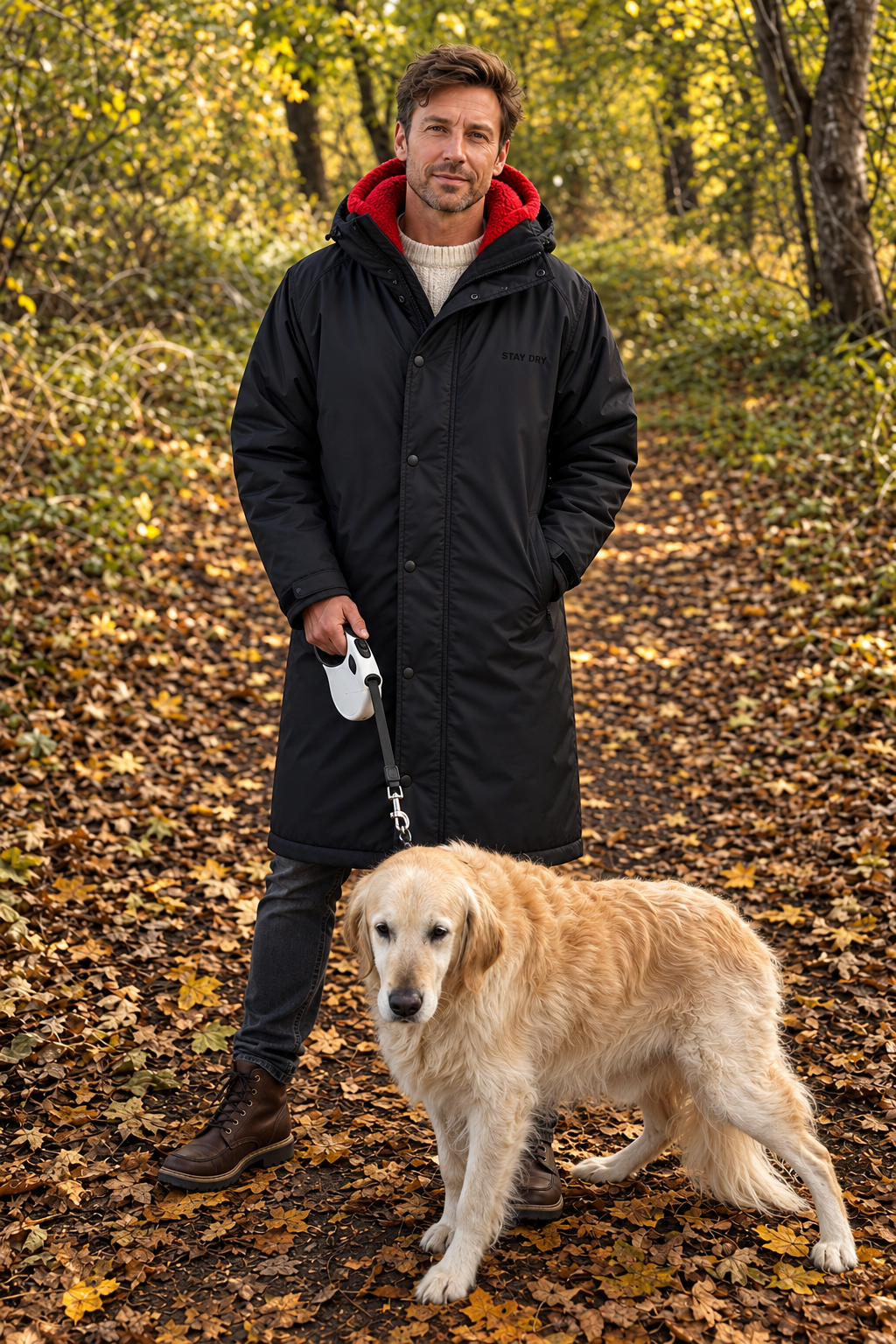 Men’s Waterproof Dog Walking Coat | Long length, Stay Dry Stay Dry Coats