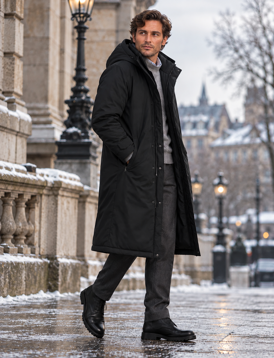 Men's Long Waterproof Coat – VOLANTE | Stay Dry Coats Stay Dry Coats