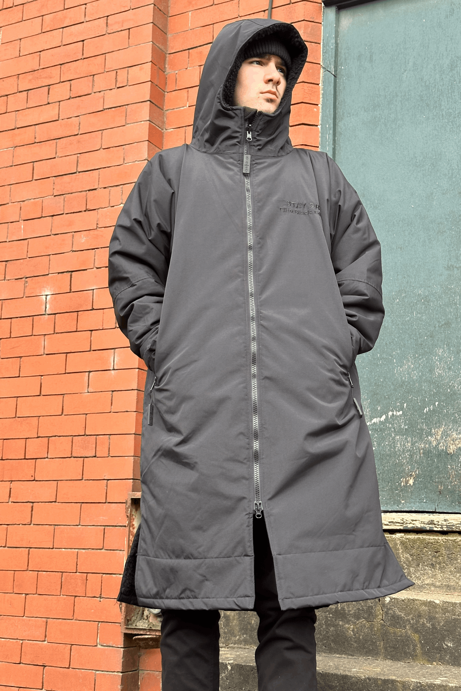 Mens StayDry Enforce Match Day Elite Coat - Black