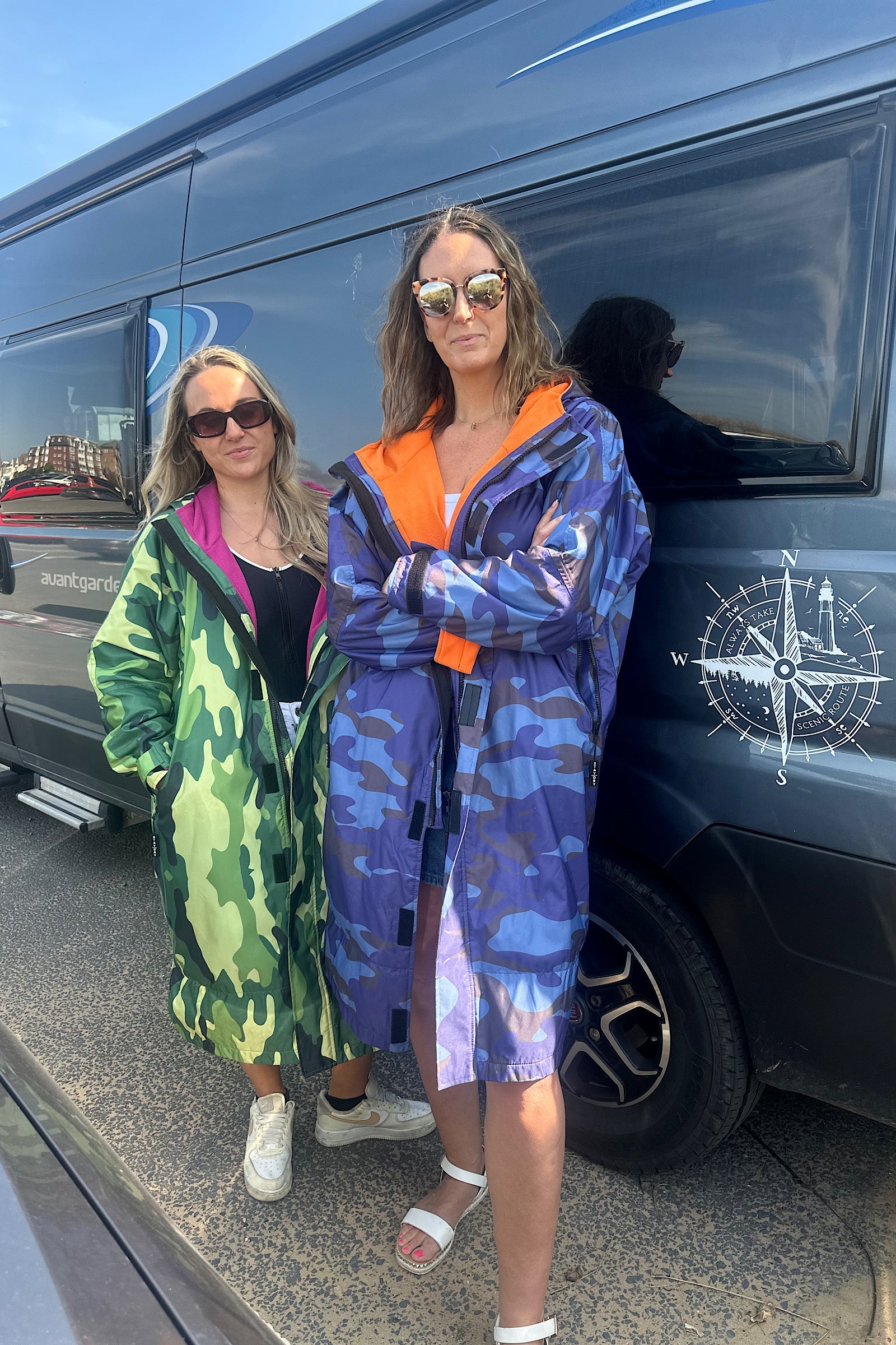 Women's Changing Robe-Stay Dry CamoLite Coat Blue StayDry Coats