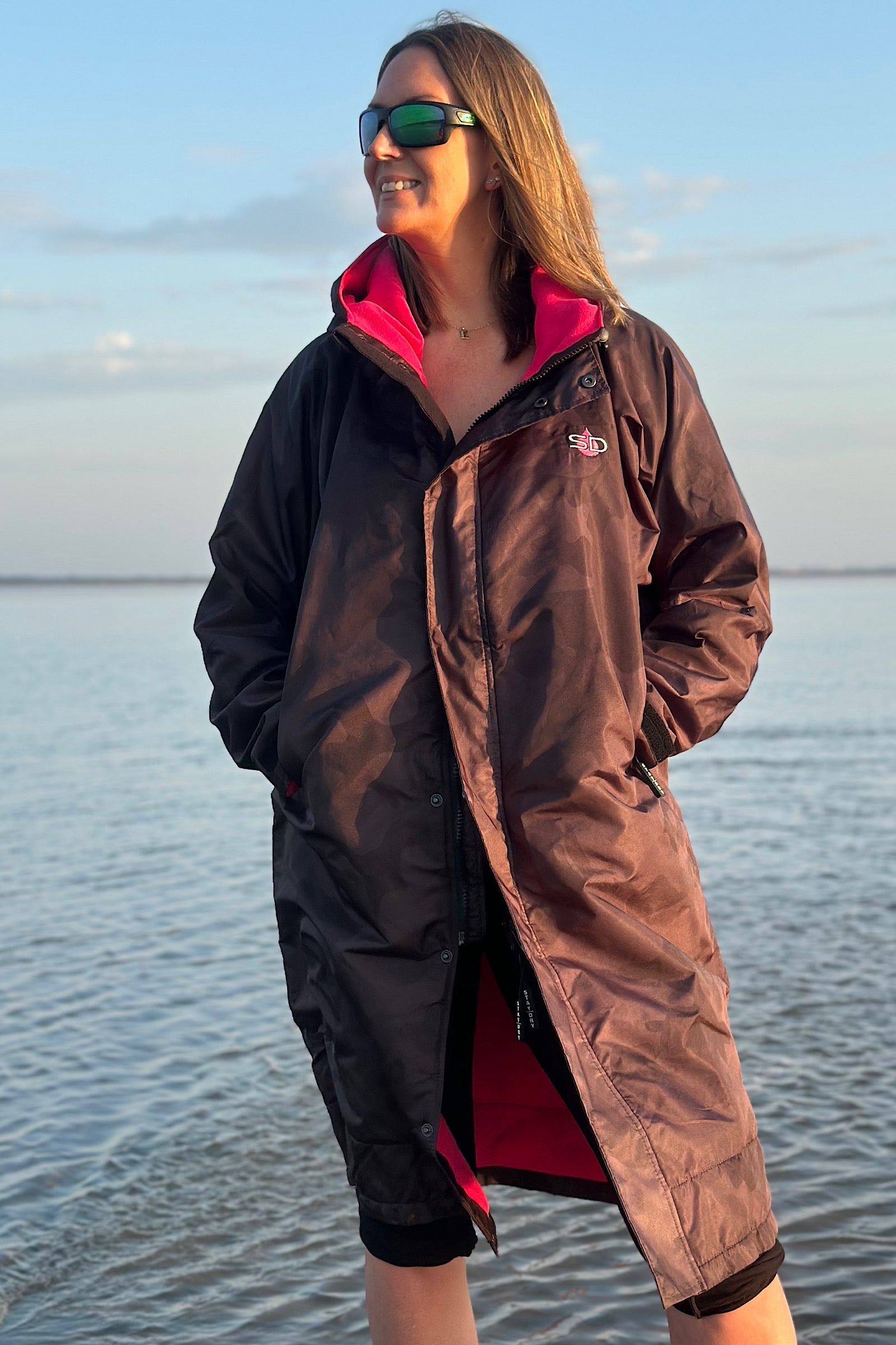 Women's Changing Robe - Stay Dry CamoLite Coat Graphite StayDry Coats