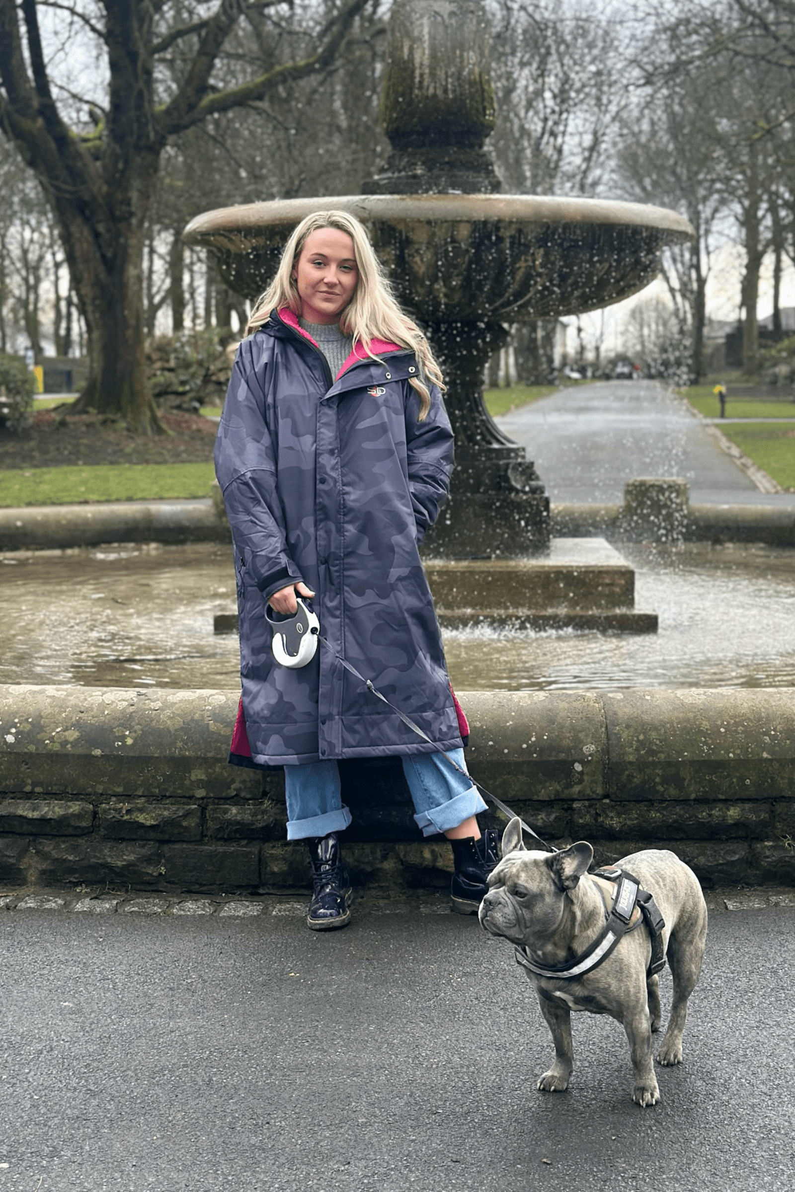 Womens Stay Dry Walkies Dog Walking Waterproof Robe Coat Womens Stay Dry Walkies Dog Walking Waterproof Robe Coat
