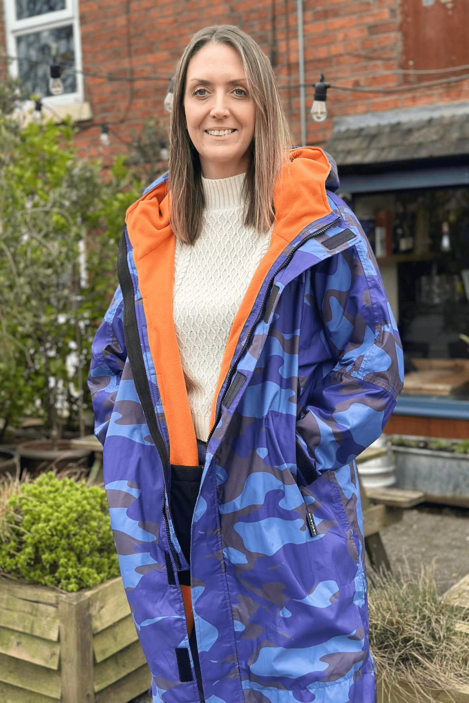 Womens Stay Dry CamoLite Lightweight Waterproof Coat - Blue StayDry Coats