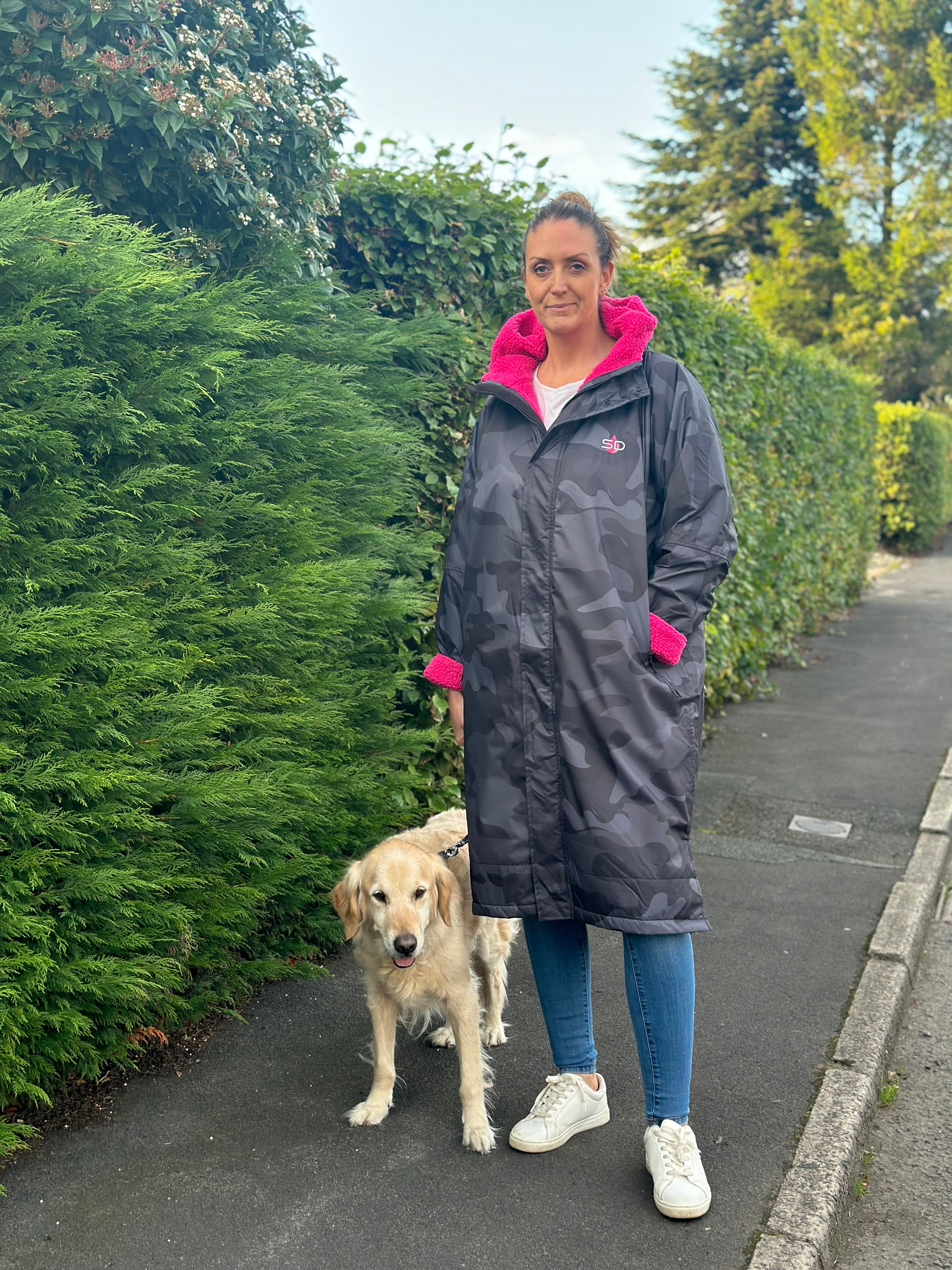 Womens StayDry Walkies Dog Walking Waterproof Robe Coat StayDry Coats