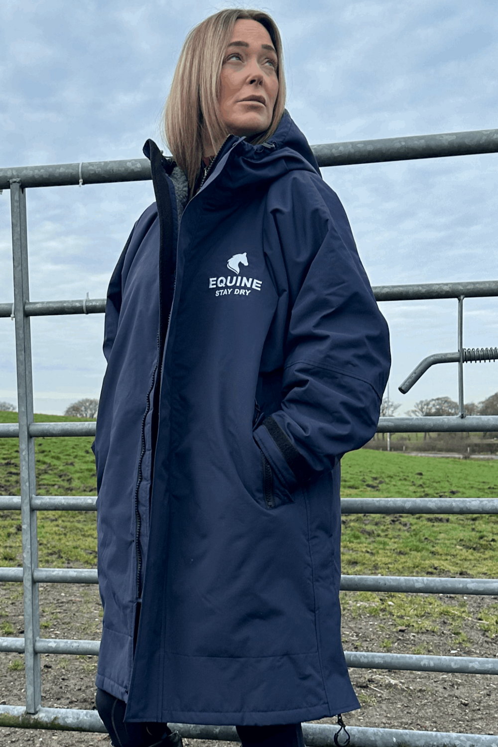 Women's Stay Dry Equine 20,000mm Waterproof Equestrian Coat with Fleec