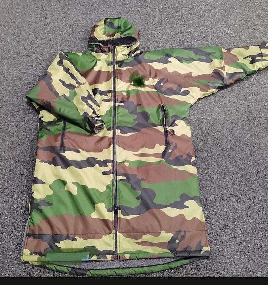 Mens Stay Dry Jungle Camo Waterproof Coat