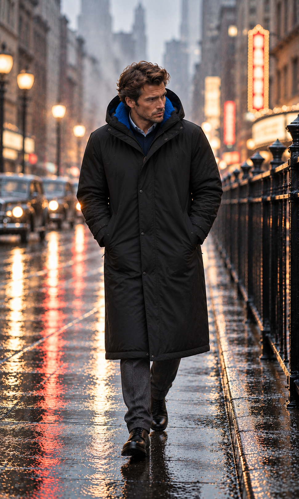 Men's Long Waterproof Coat – VOLANTE | Stay Dry Coats (Copy) Stay Dry Coats