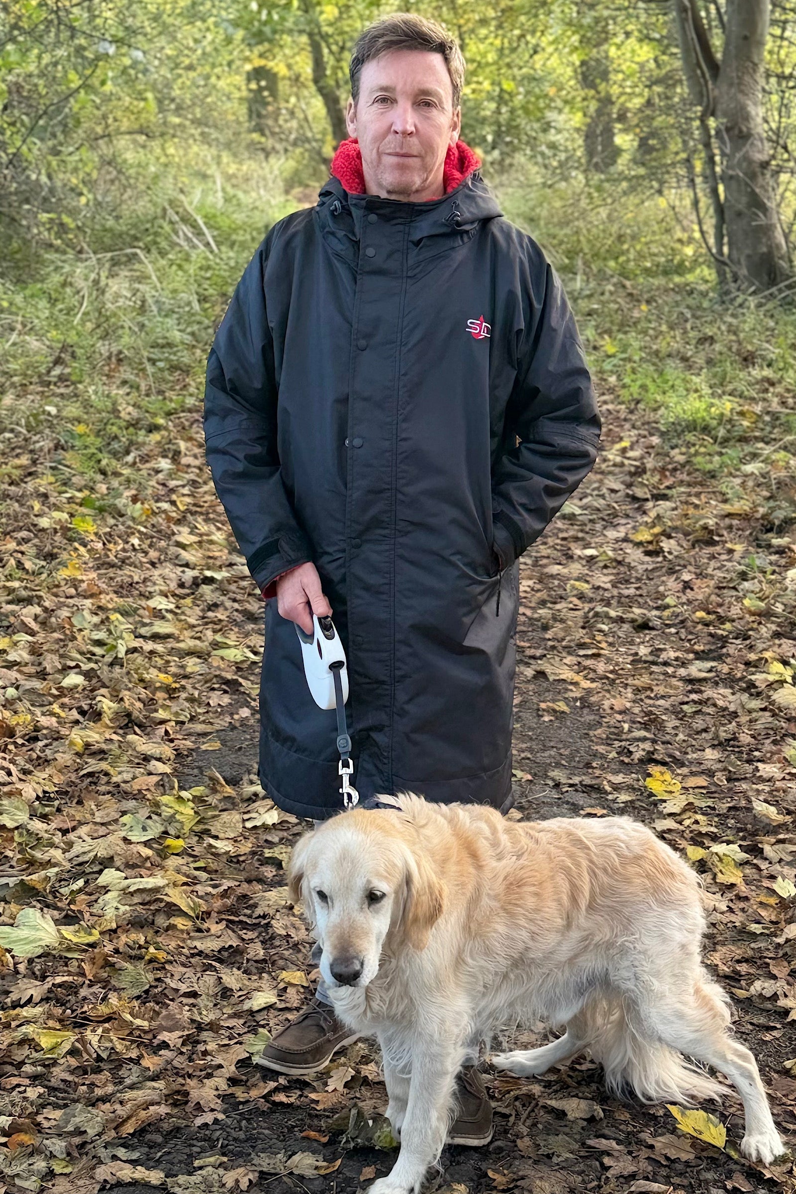 Mens Waterproof Dog Walking Coat- Longline, Stylish Stay Dry Coats