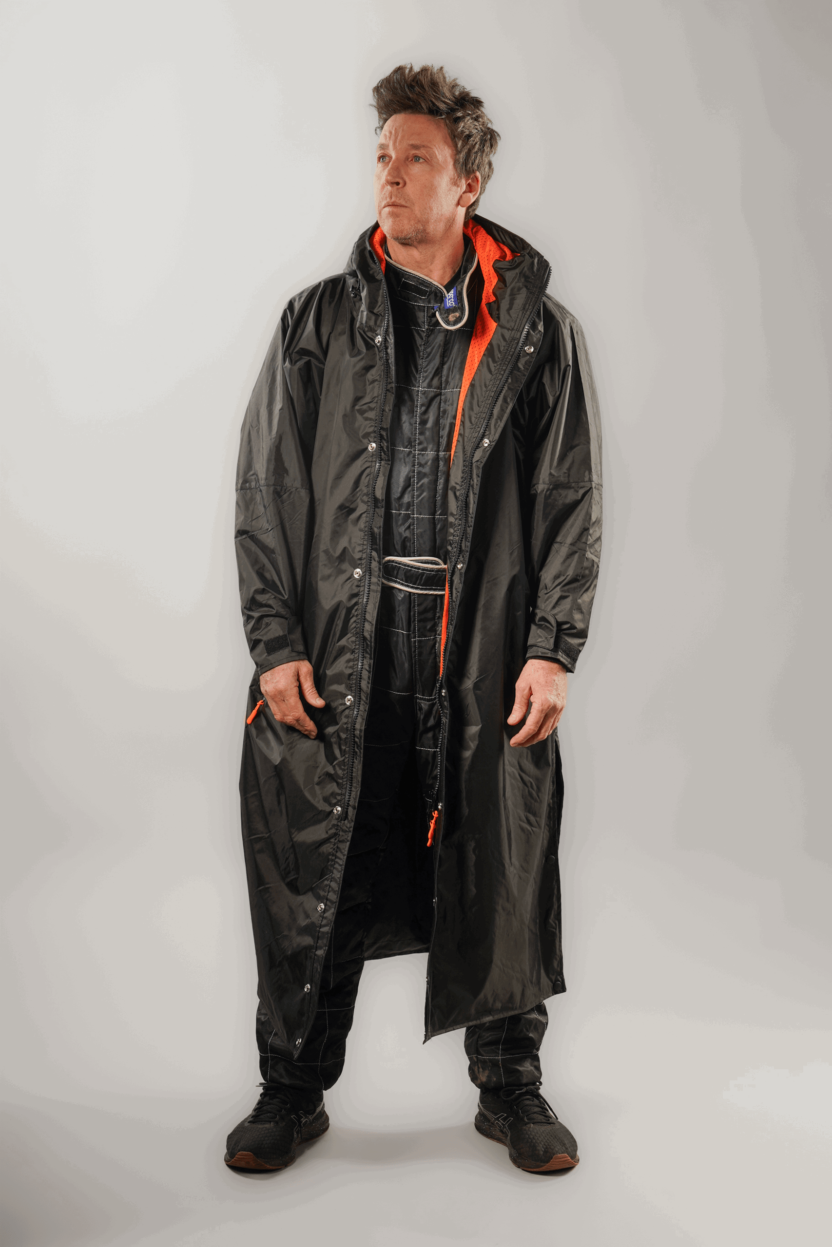 Mens StayDry x Rusty Zipper Super Longline Waterproof Slicker