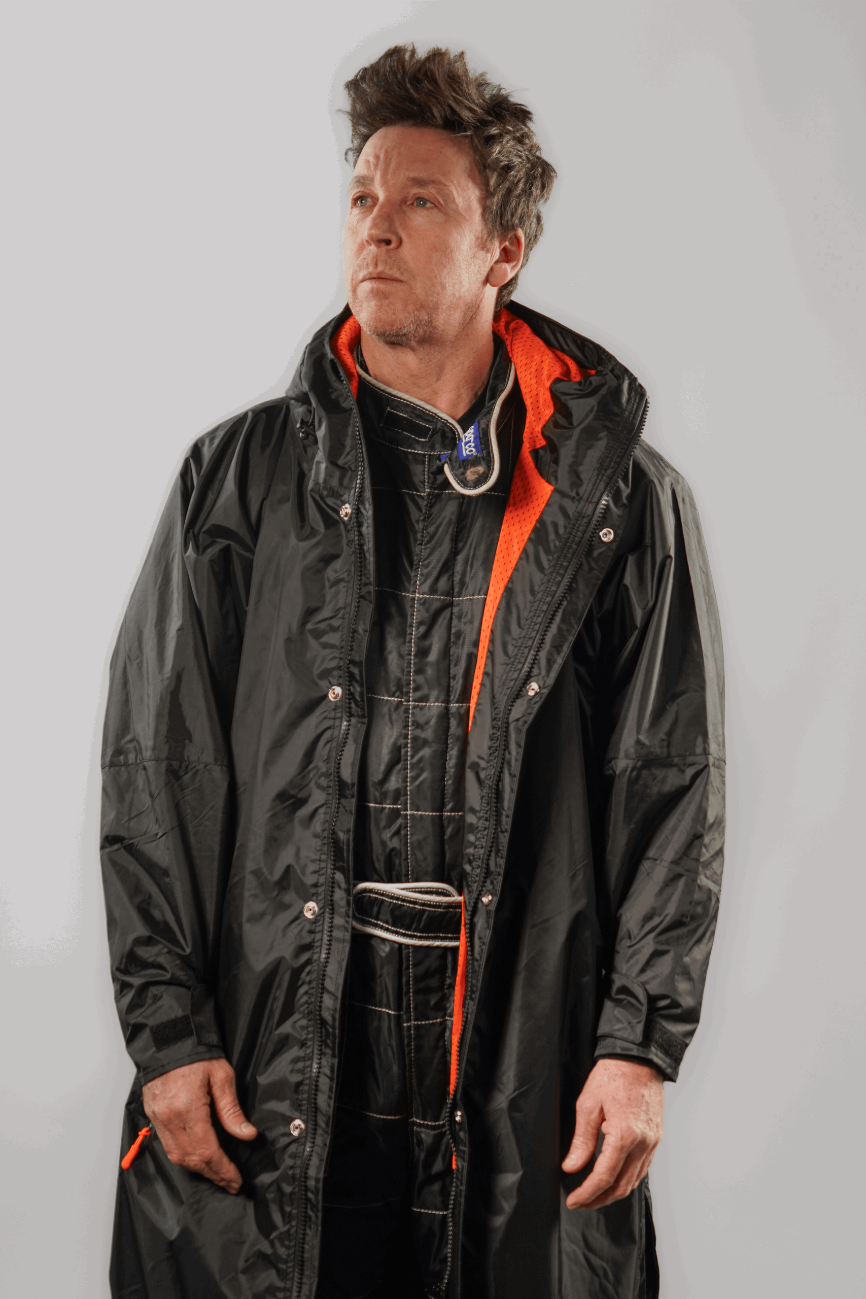 Mens StayDry x Rusty Zipper Super Longline Waterproof Slicker