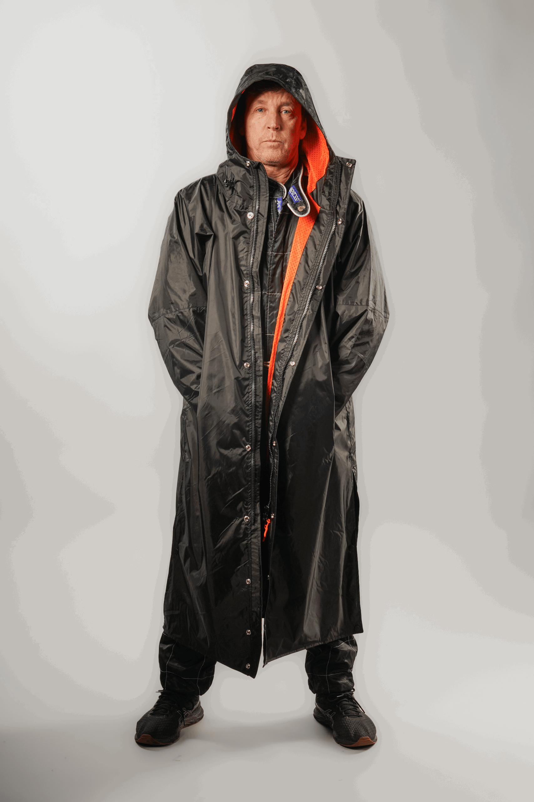 Mens StayDry x Rusty Zipper Super Longline Waterproof Slicker