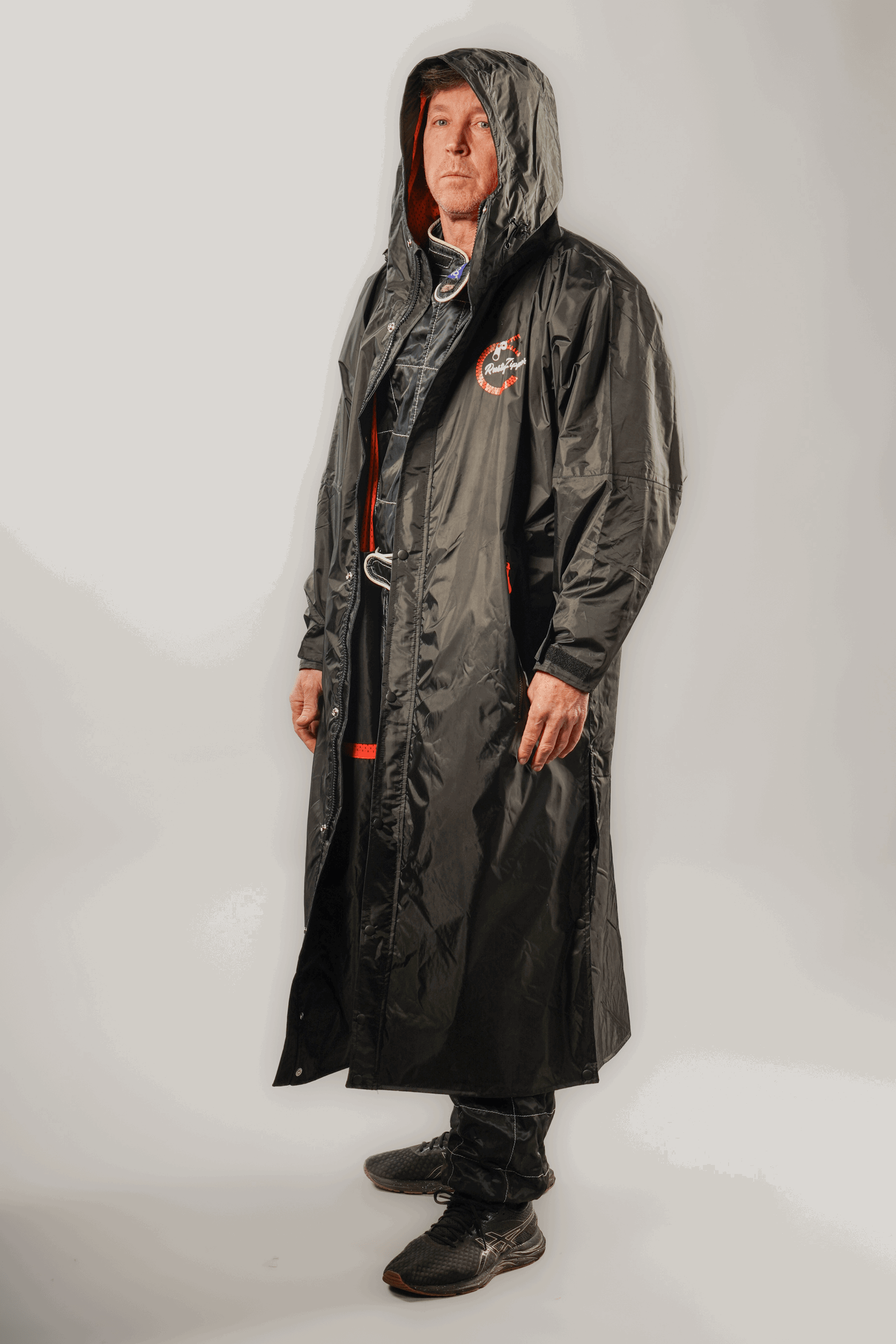 Mens StayDry x Rusty Zipper Super Longline Waterproof Slicker