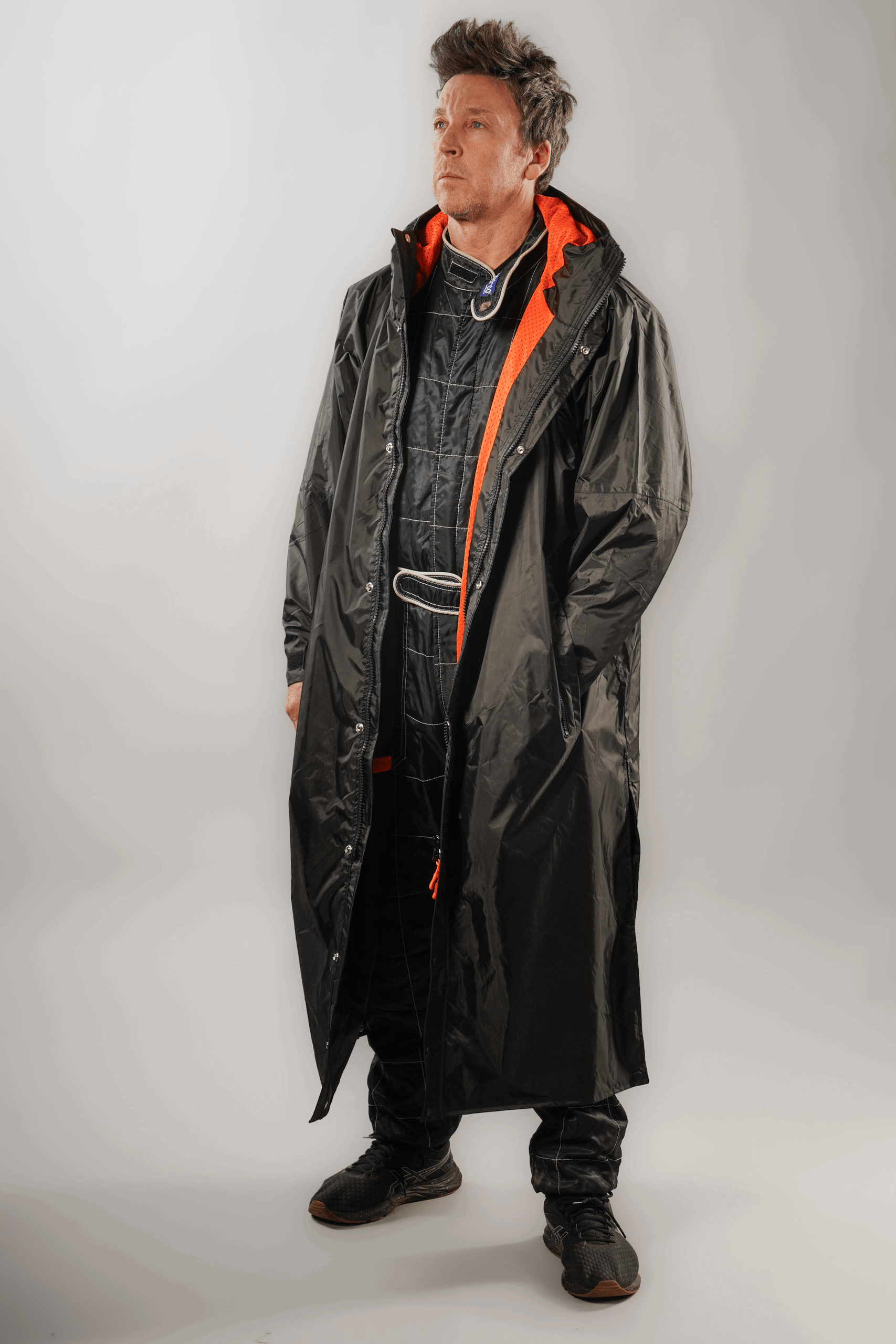 Mens StayDry x Rusty Zipper Super Longline Waterproof Slicker