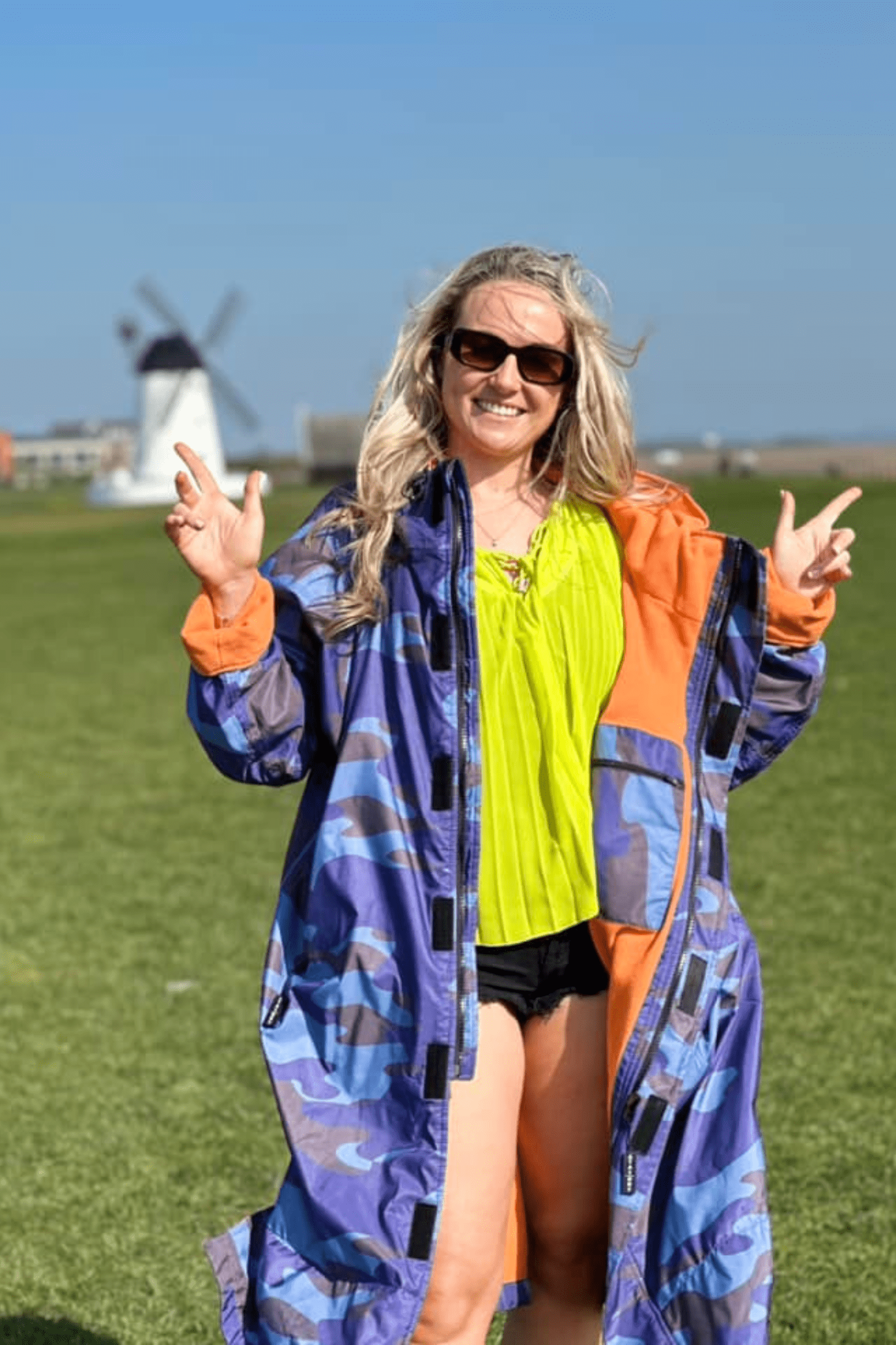 Womens Stay Dry CamoLite Lightweight Waterproof Coat - Blue Stay Dry Coats