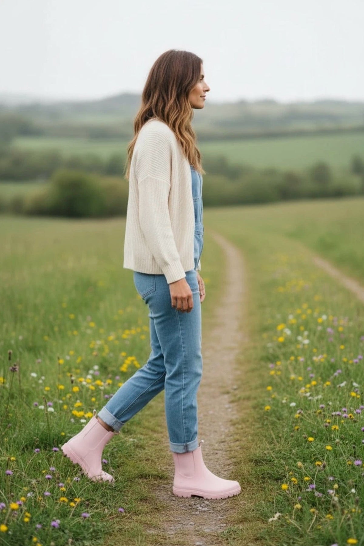 Stay Dry Women’s Waterproof Dog Walking Chelsea Wellie Boots Stay Dry Coats