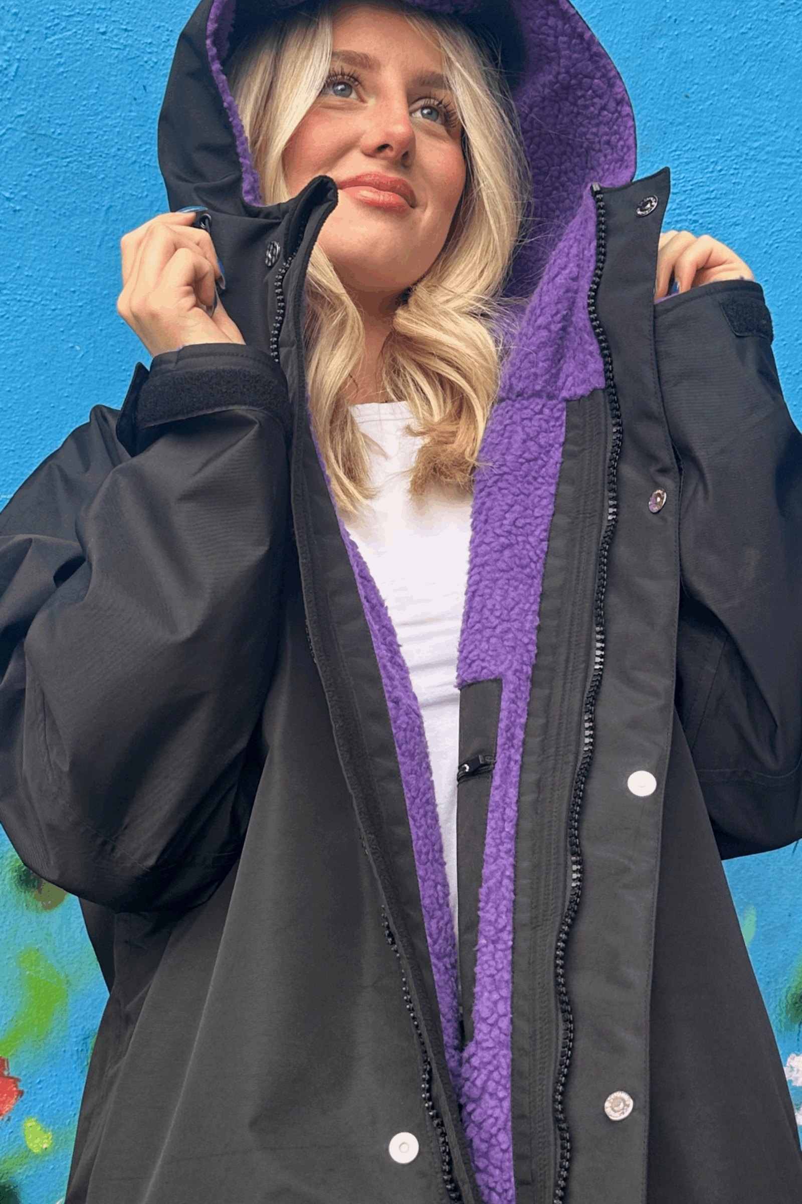 Womens Stay Dry Coat Robe Phoebi Classic Longline Waterproof