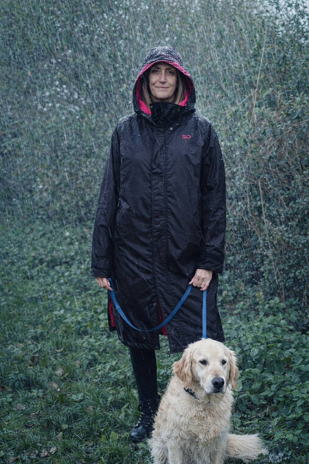 Women’s Waterproof Lightweight Dog Walking Coat-Robe | Fleece-Lined Outdoor Coat Essentials Stay Dry Coats