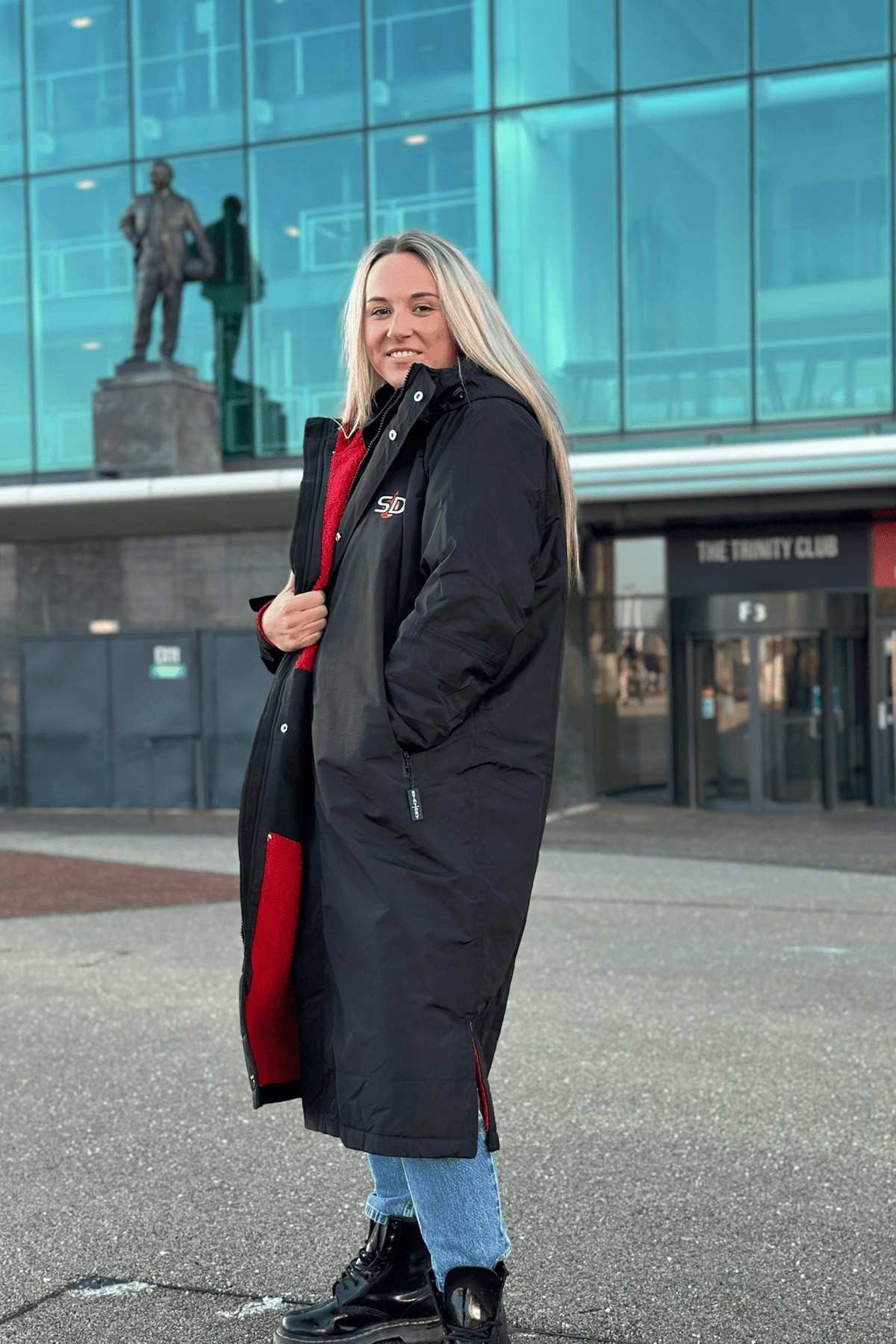 Womens StayDry Rivalry Match Day Elite Coat - Red StayDry Coats