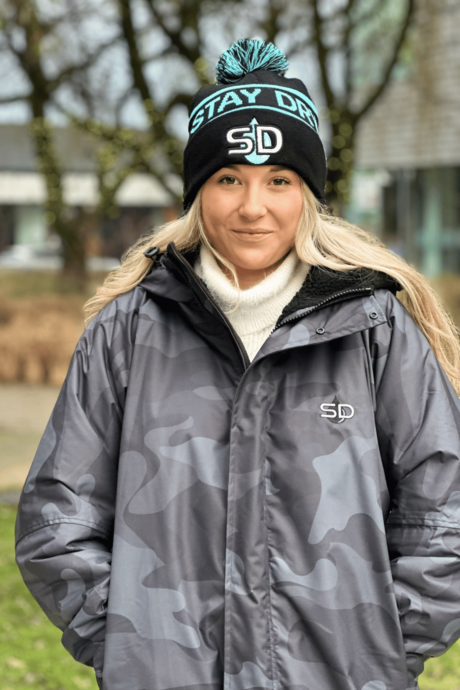 Womens StayDry Walkies Dog Walking Waterproof Robe Coat