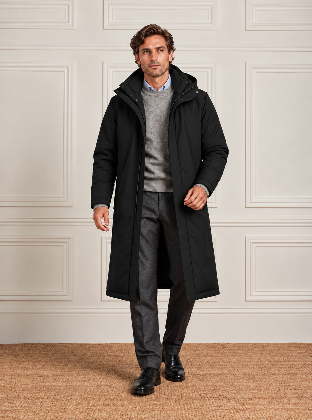 Men's Long Waterproof Coat – VOLANTE | Stay Dry Coats Stay Dry Coats